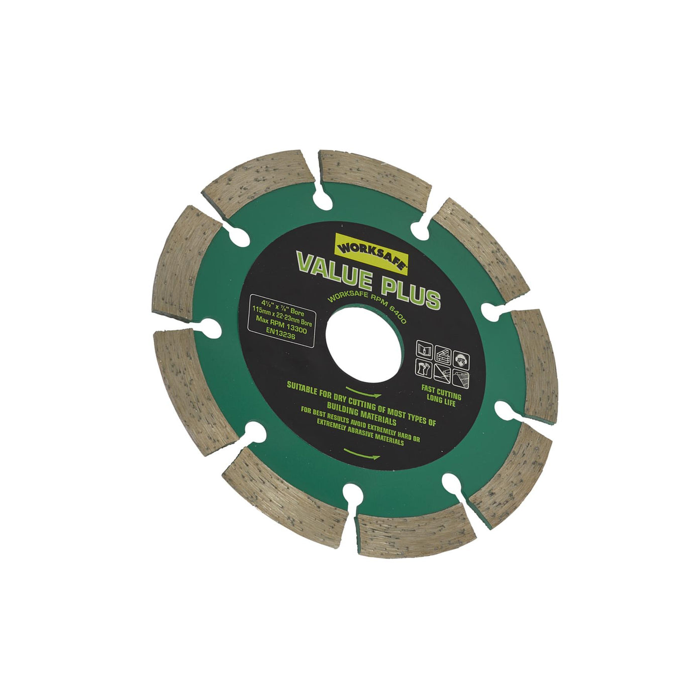 Sealey Value Plus Diamond Blade Ø115 x 22mm