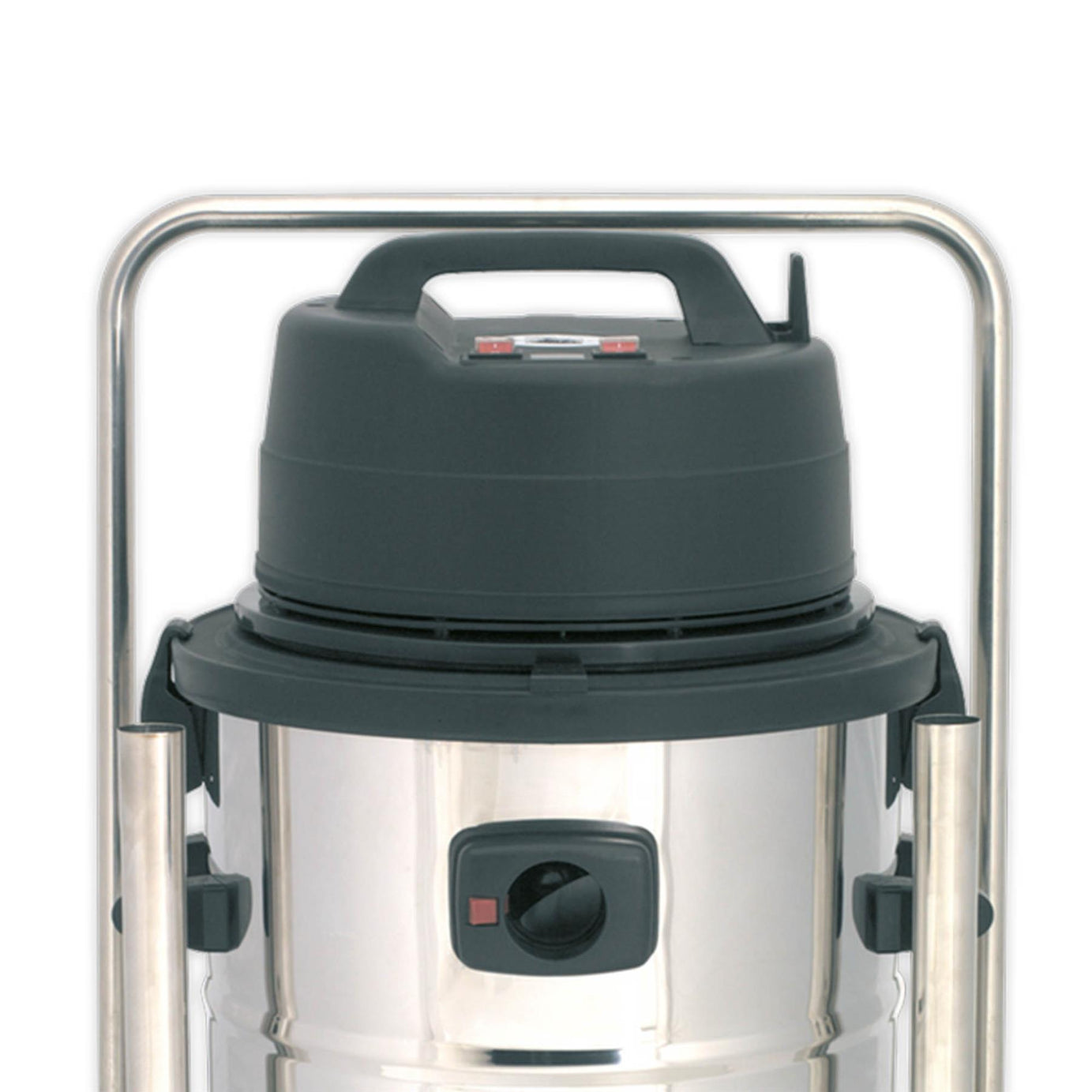 Sealey Vacuum Cleaner Ind W&D 77L Stainless 2400W Swivel Drum