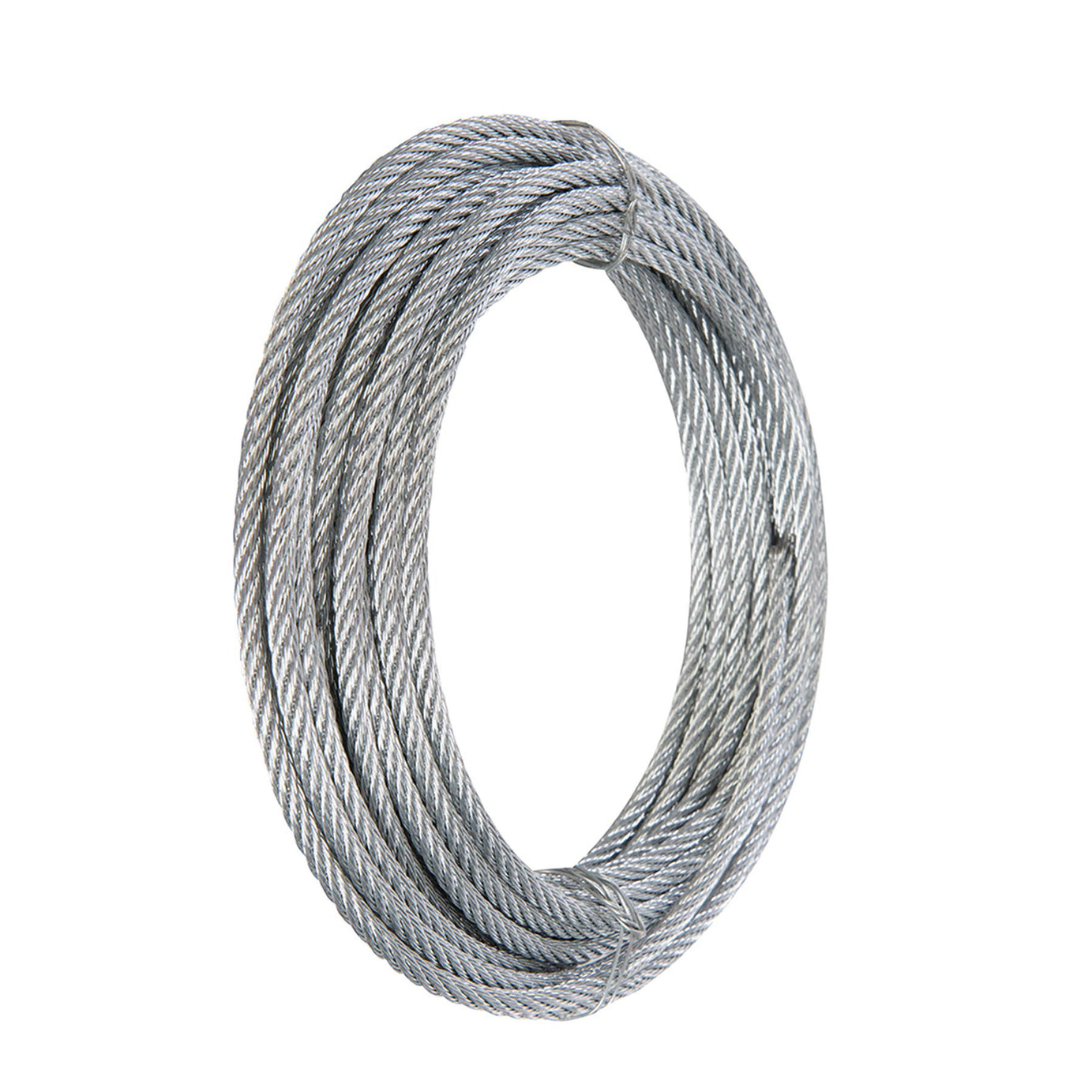 Galvanised Wire Rope - 4mm X 10M Zinc Plated Corrosion Resistant & Weatherproof