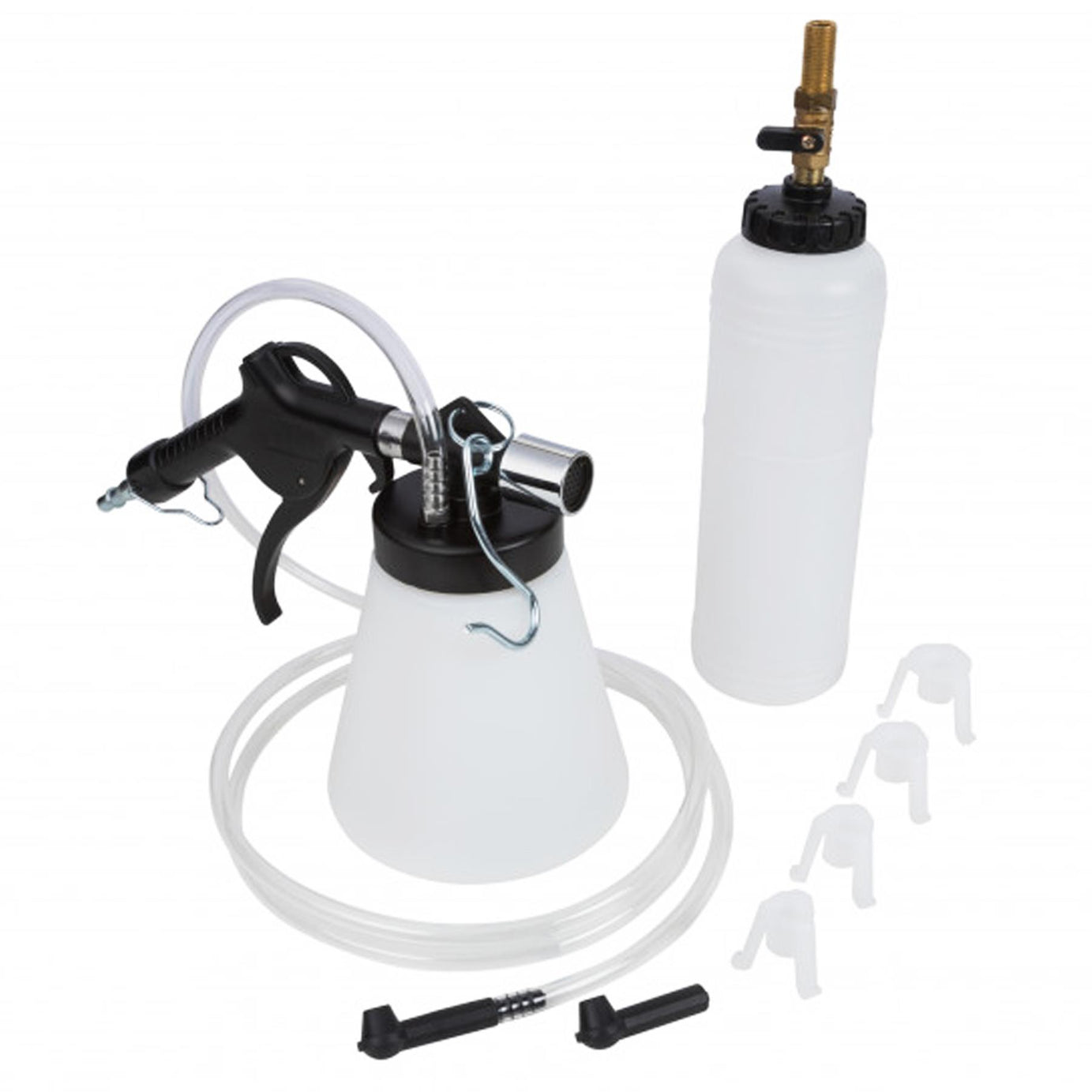 BlueSpot Air Brake Clutch Bleeder Set 1/4" BSP Vacuum Fluid Bleeding Car Van Kit