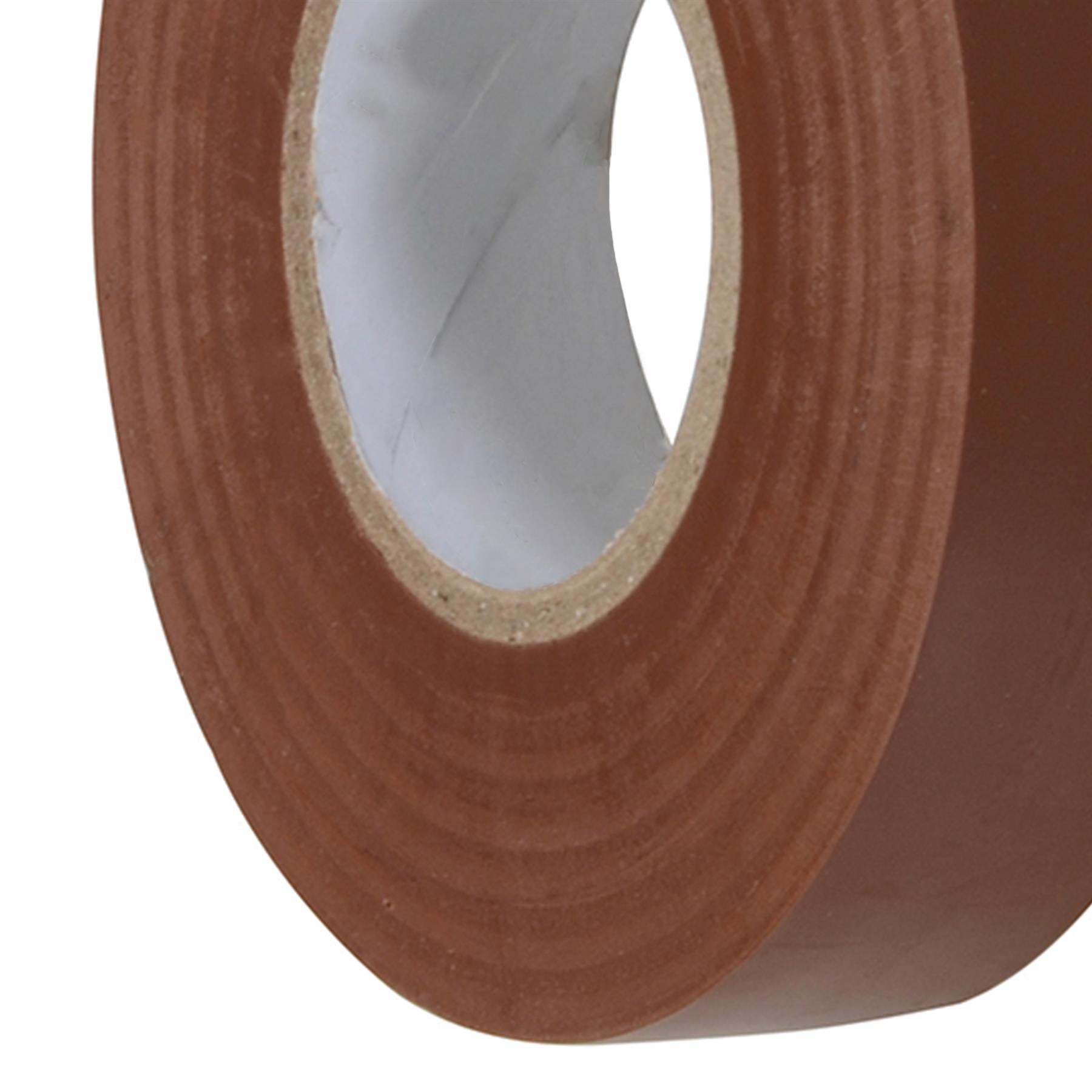 1 x PVC Insulation Electrical Tape Flame Retardent Brown