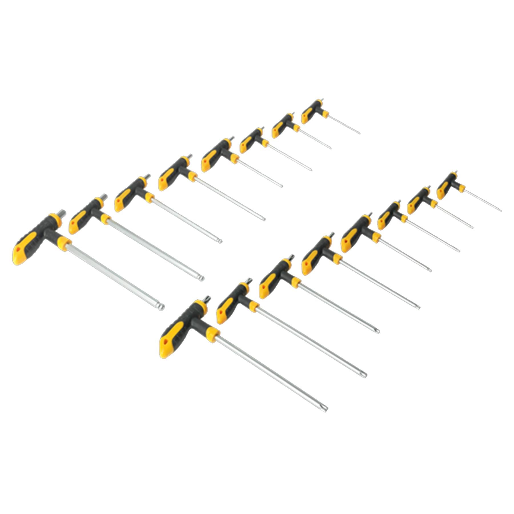 Sealey T-Handle TRX-Star* & Hex Key Set 16pc