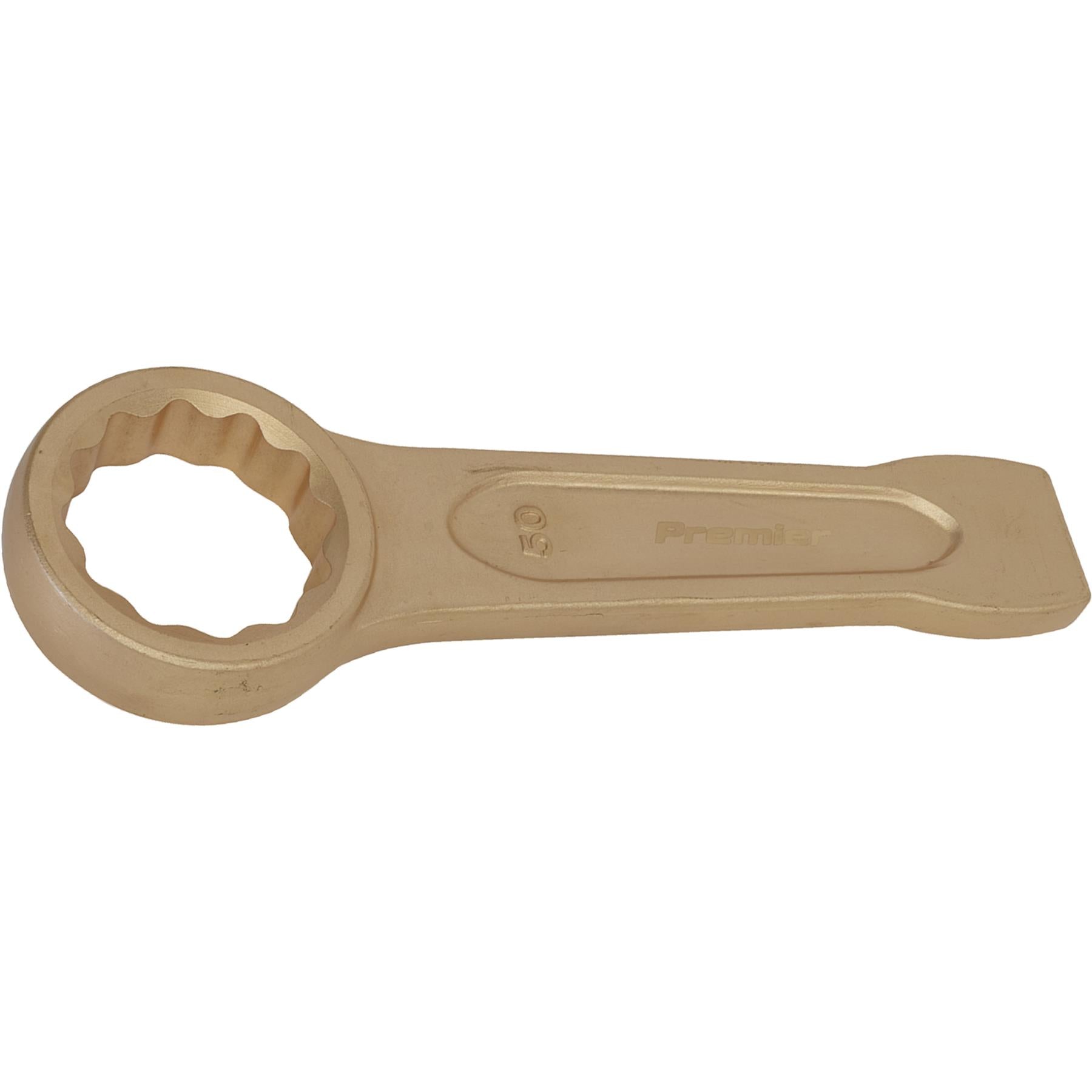 Sealey Slogging Spanner Ring End 50mm - Non-Sparking Beryllium Copper