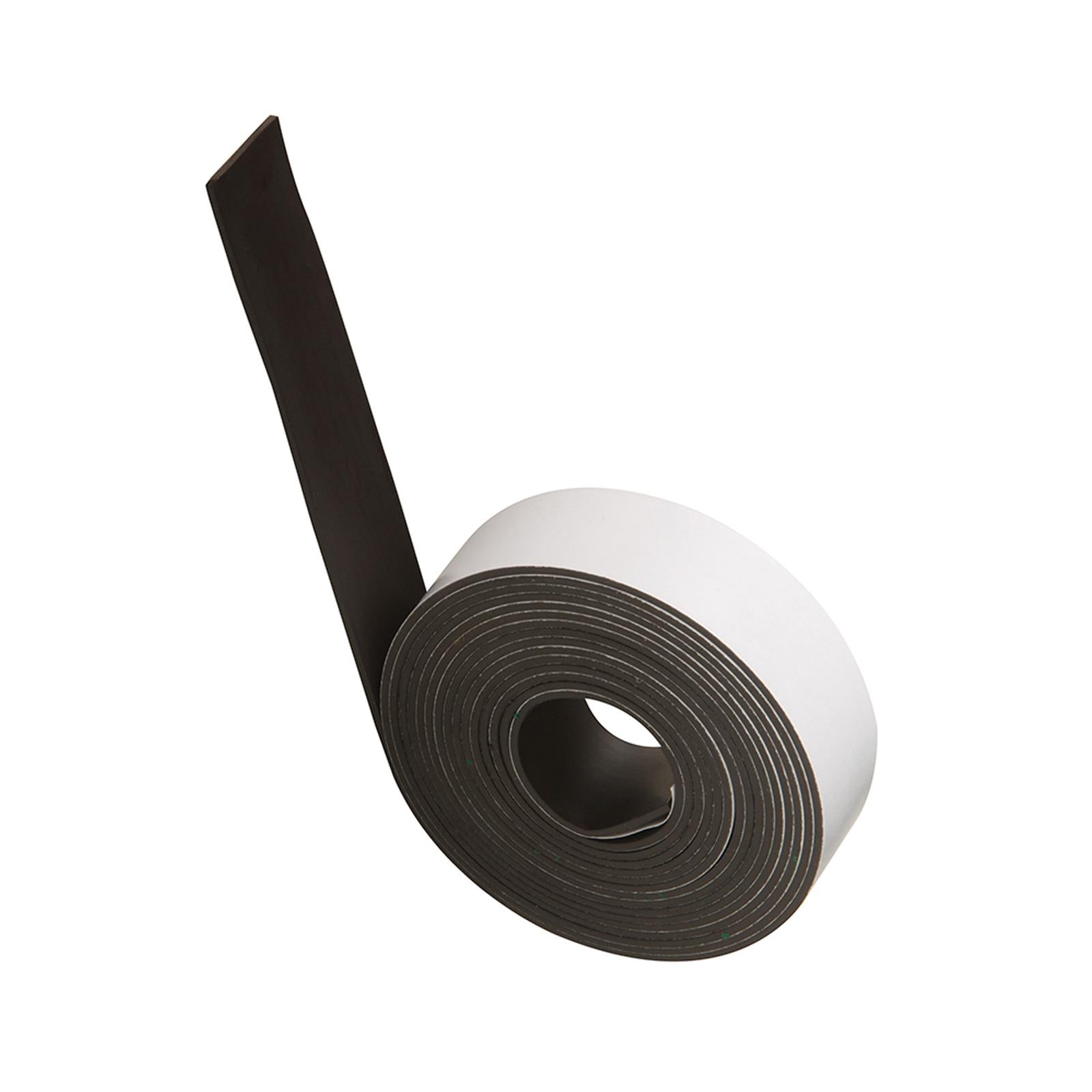 Flexible Magnetic Tape - 25mm X 3M Self Adhesive Stick To Flat Or Curved Surface
