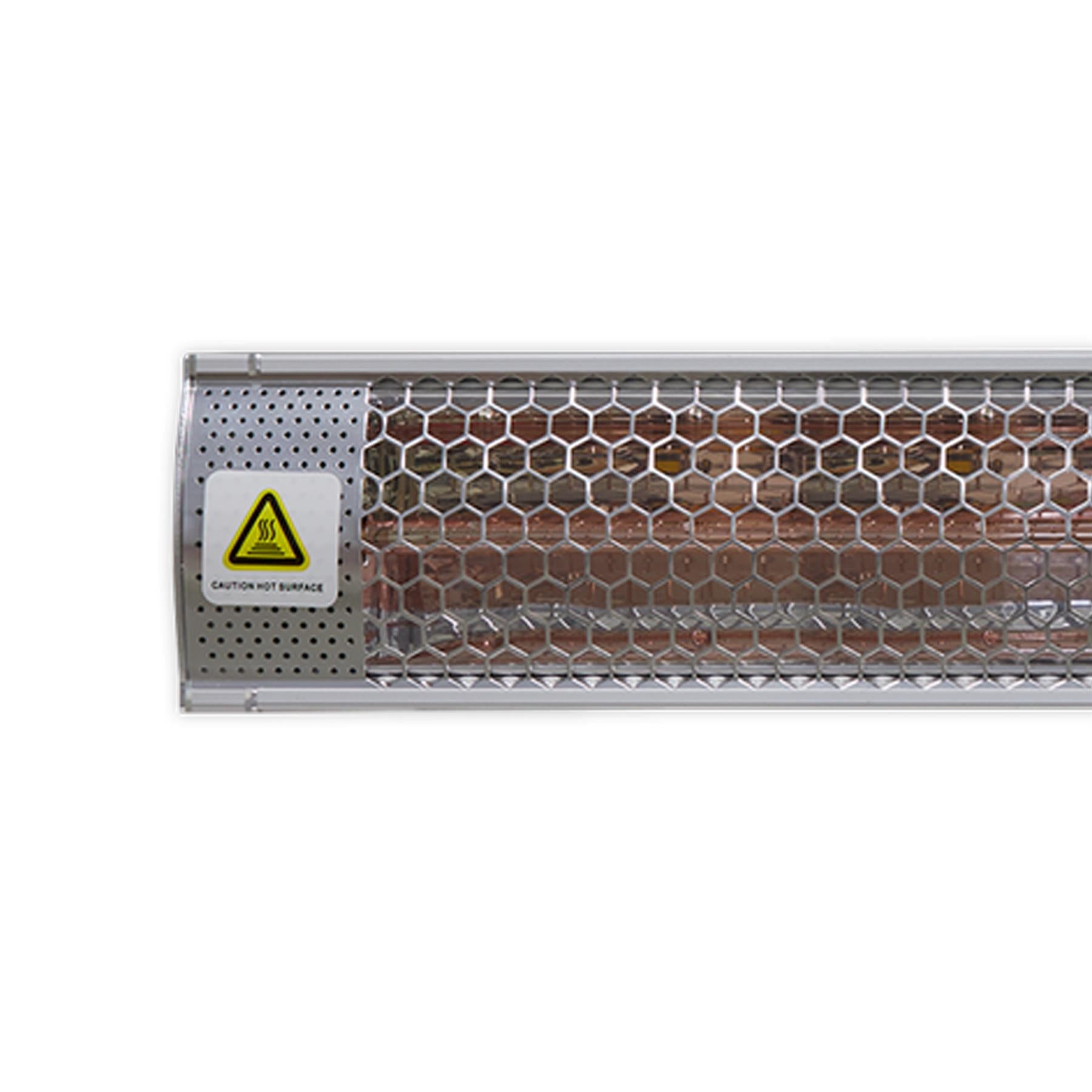 Sealey High Efficiency Infrared Short Wave Wall Mounting Heater 2000W