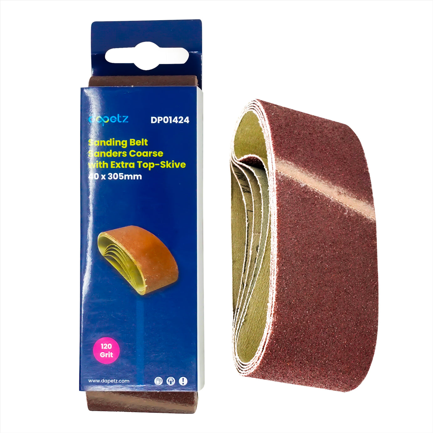 20 X 40mm X 305 mm 120 Grit Fine Sander Sanding Belt Belts 40 305 mm DIY