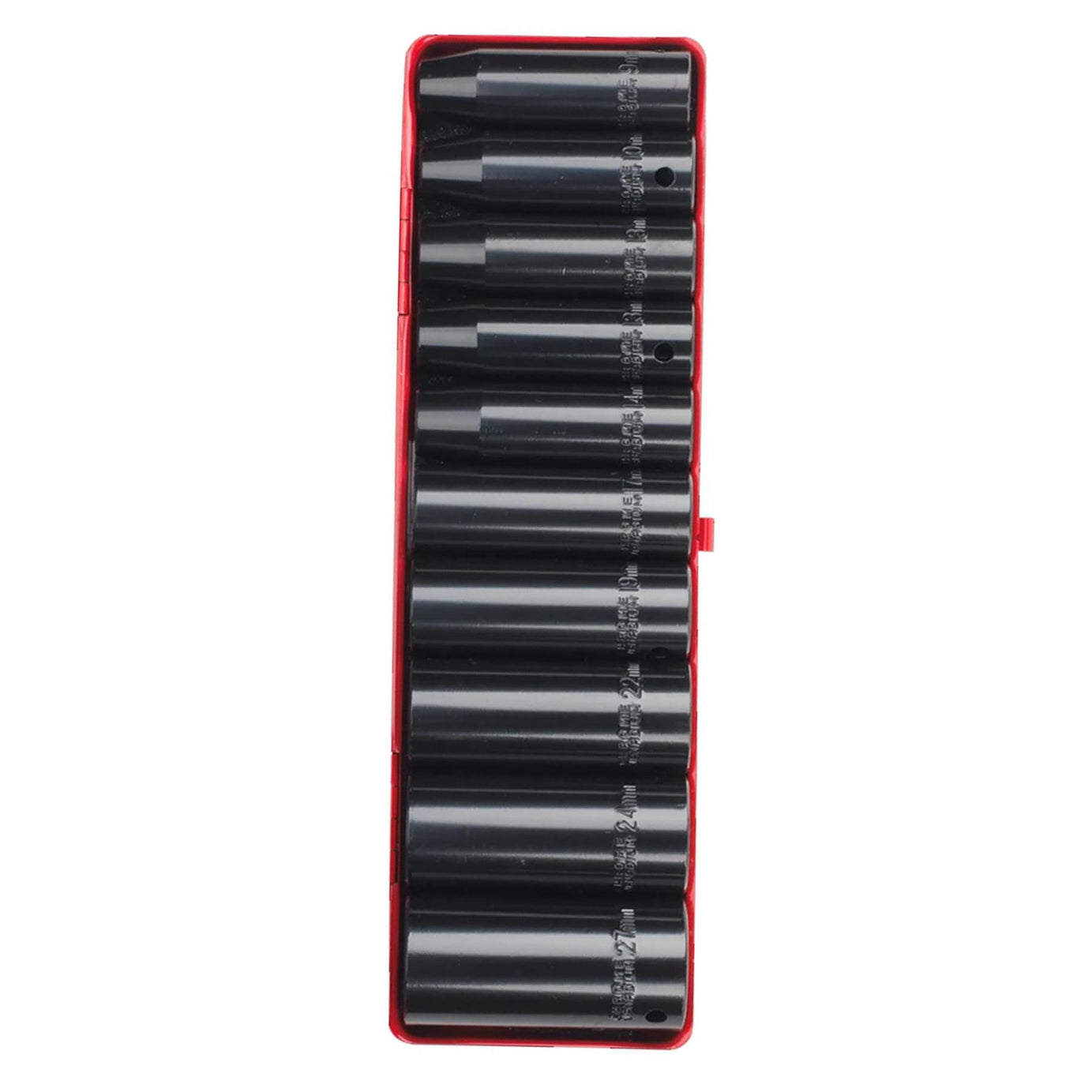Sealey Impact Socket Set 10pc 1/2"Sq Drive Deep Metric
