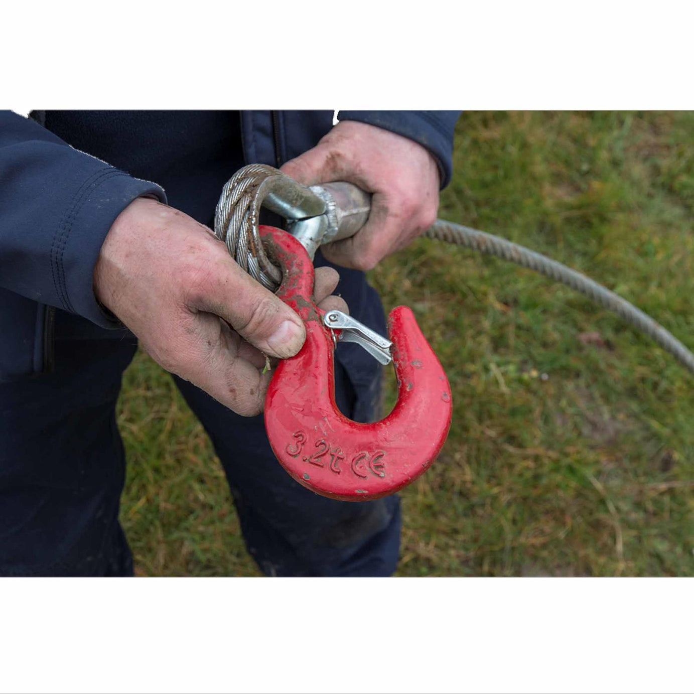 Sealey Wire Rope Puller 3200kg Max Line Force Extra Control Heavy-Duty Hook