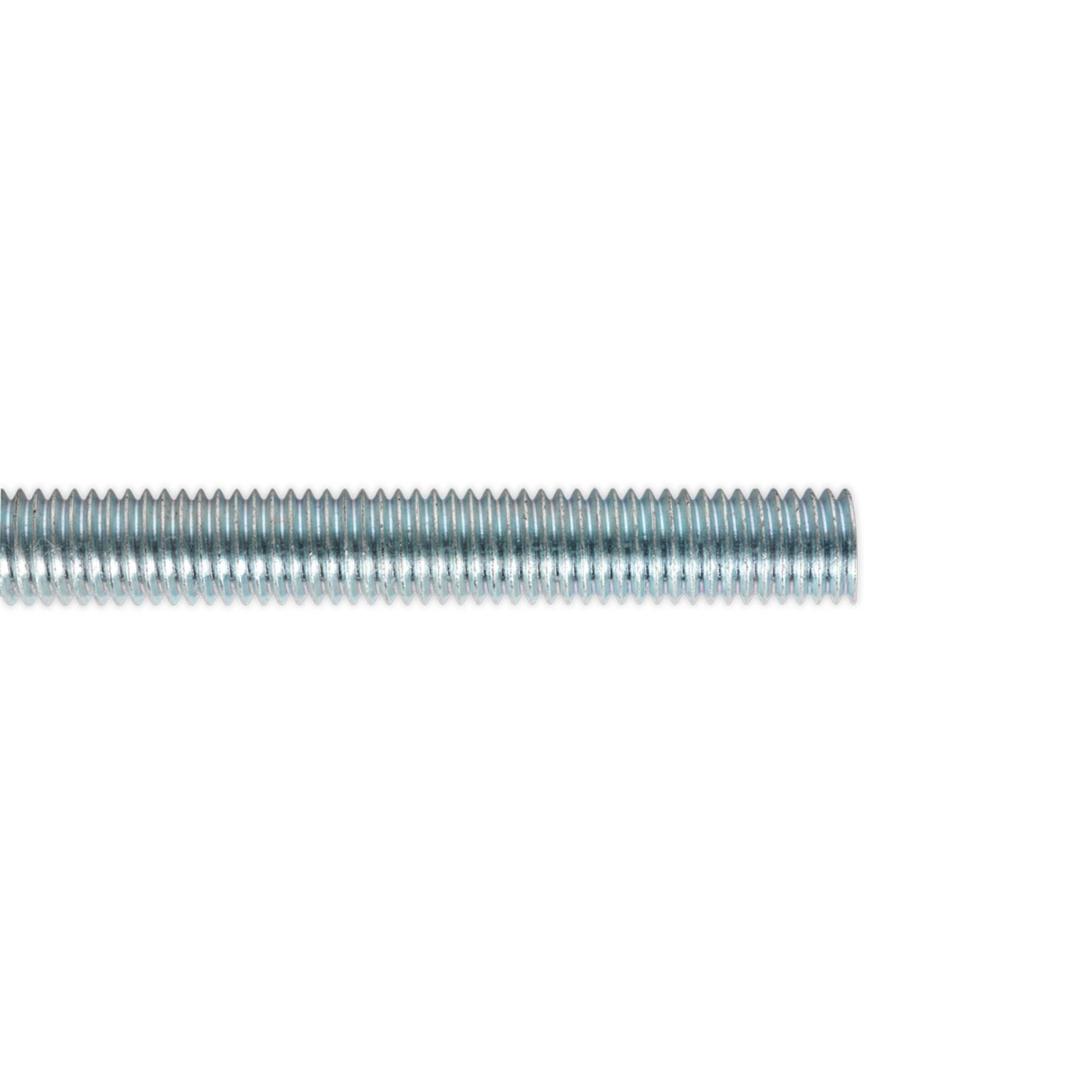 Sealey Studding Threaded Rod M10 x 1m - 8.8 Steel - Pack of 5
