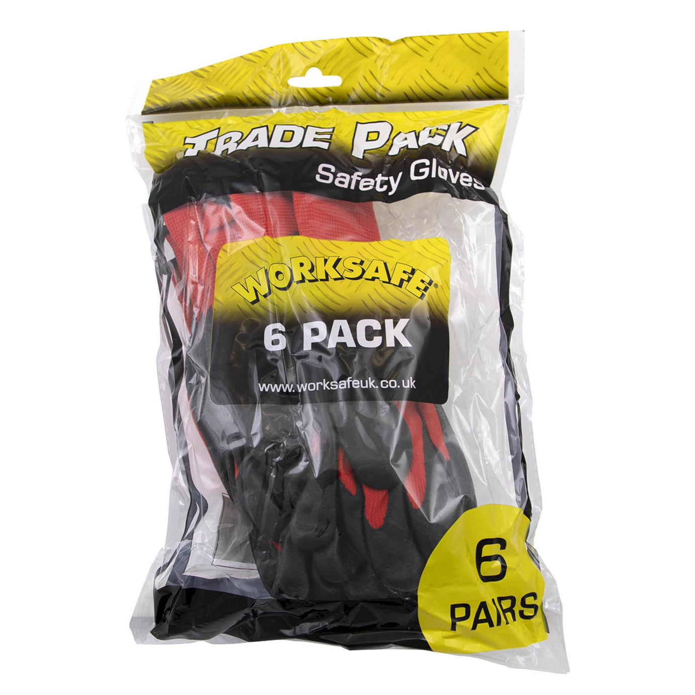 Sealey Flexi Grip Nitrile Palm Gloves (Large) - Pack of 6 Pairs