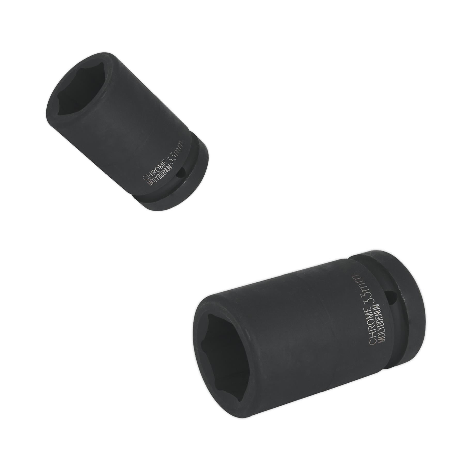 Sealey Impact Socket 33mm Deep 1"Sq Drive