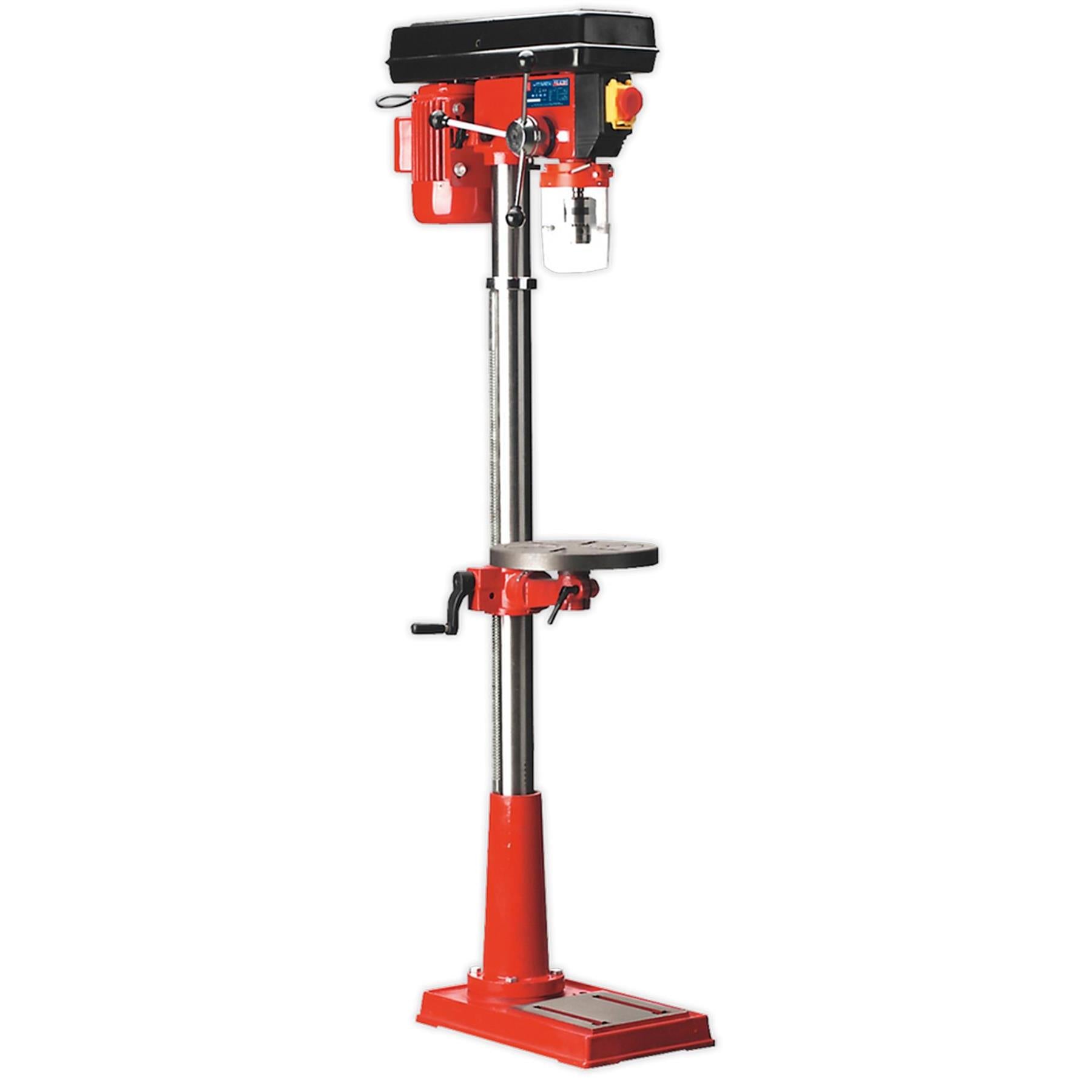 Sealey Pillar Drill Floor 12-Speed 1500mm Height 370W/230V