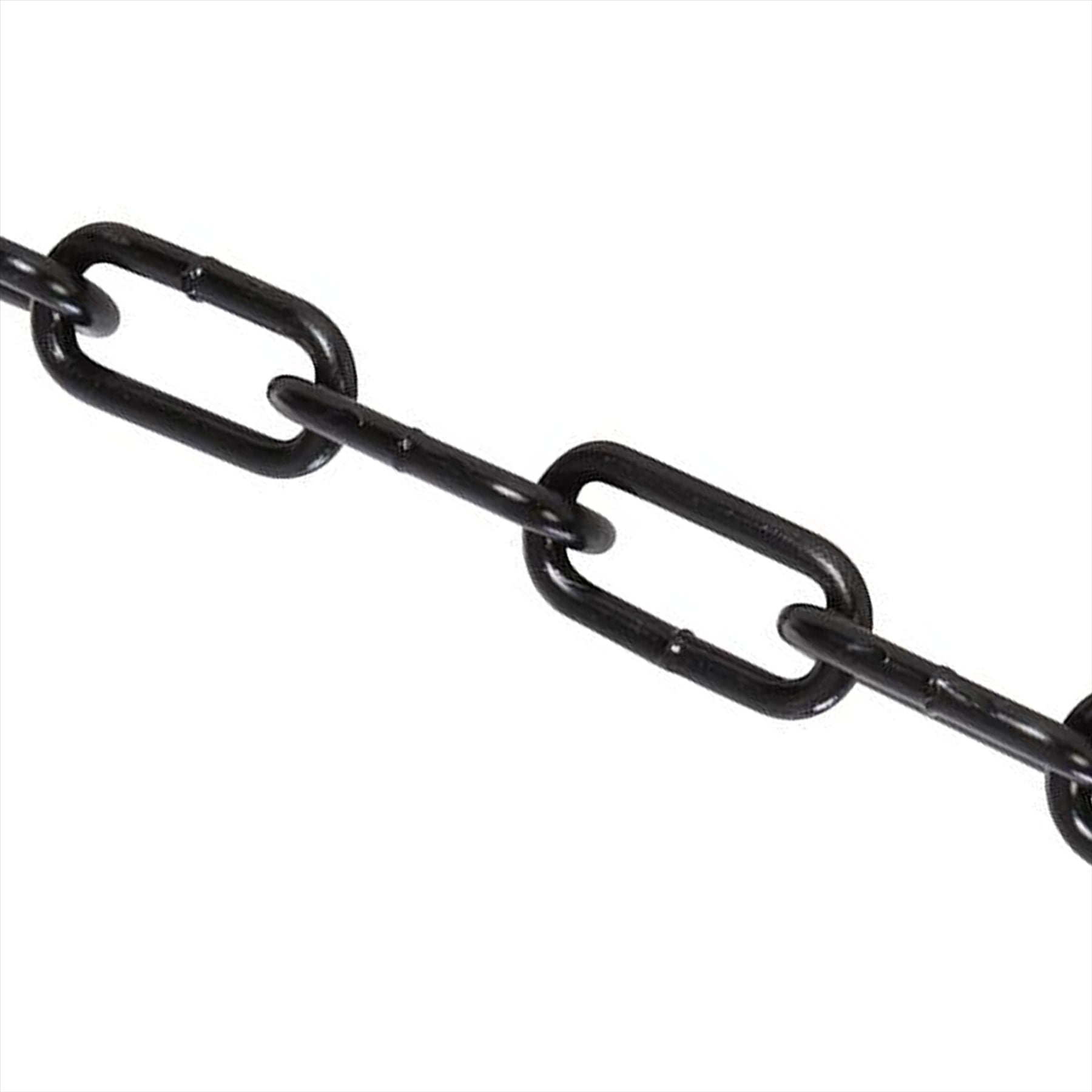 Japanned Chain 4mm x 2.5m Corrosion Resistant & Weatherproof Japanned Chain Black
