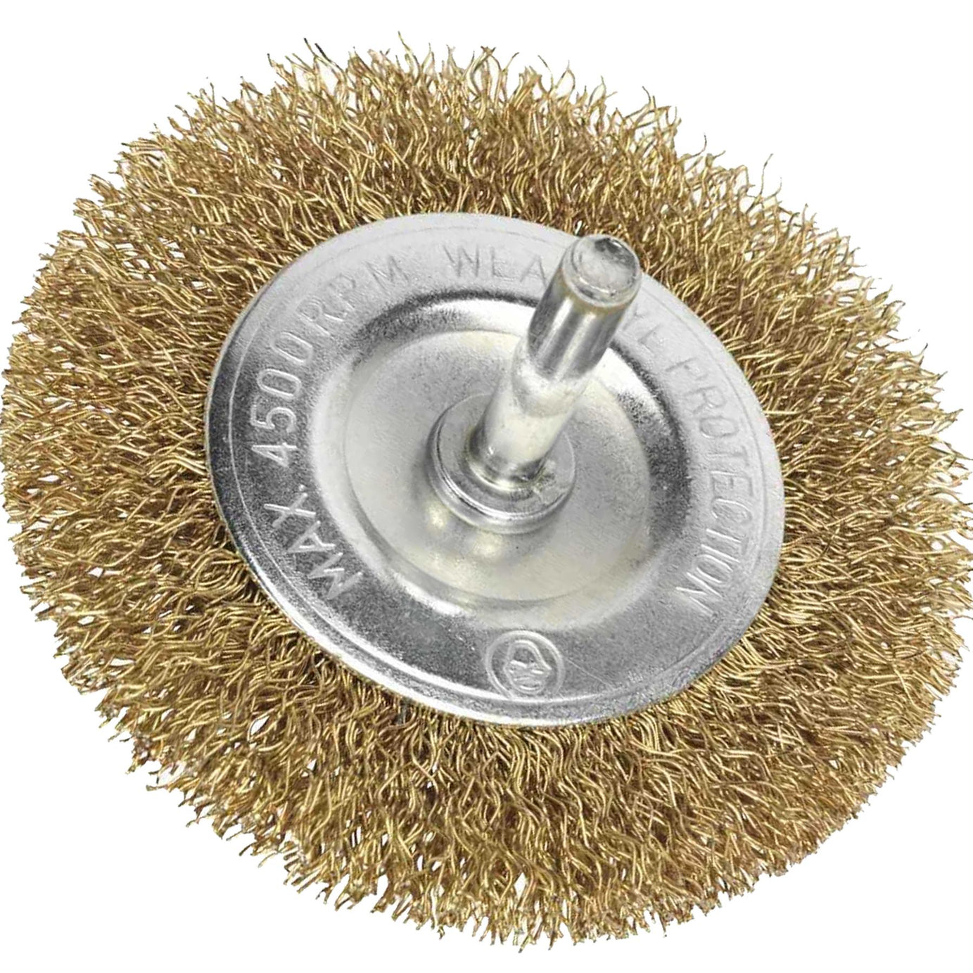 Sealey Flat Wire Brush 75mm with 6mm Shaft