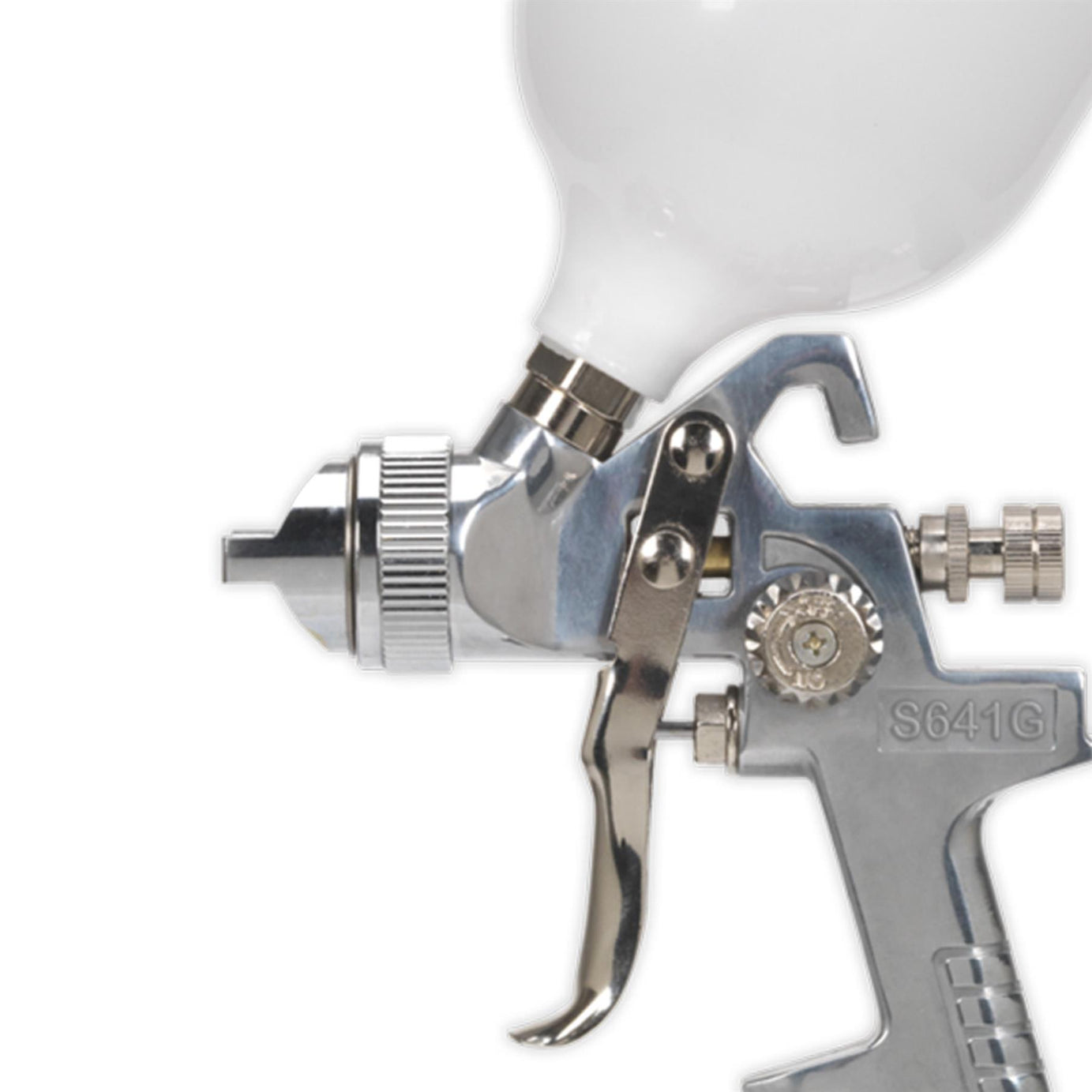 Sealey Spray Gun Gravity Feed 1.4mm Set-Up