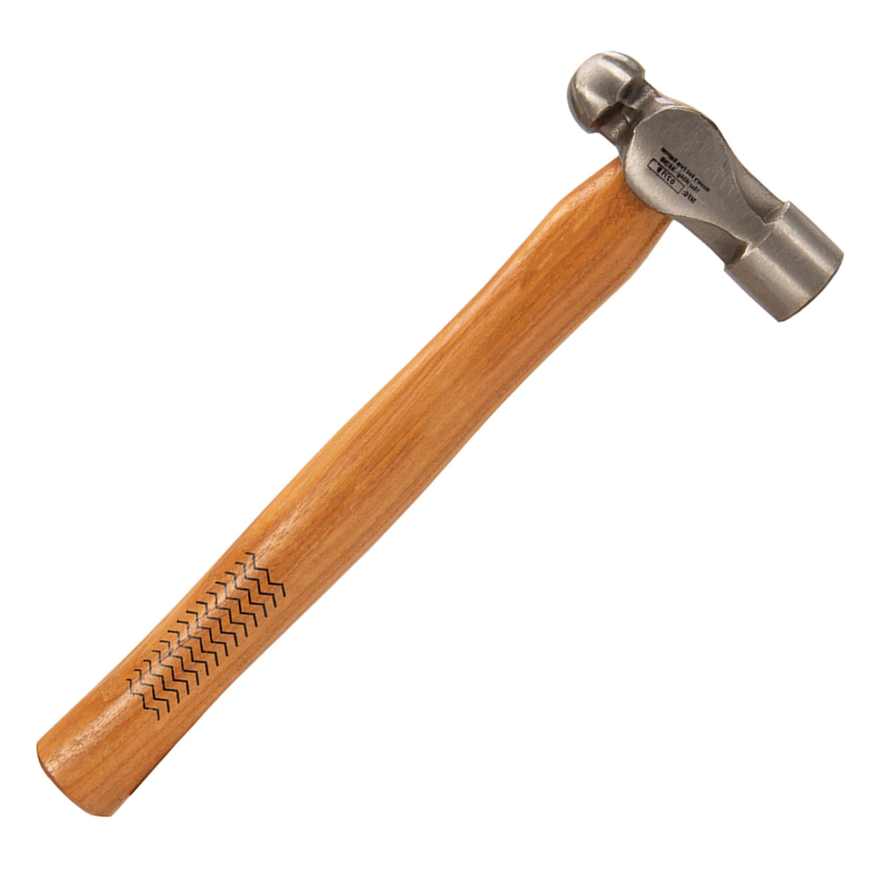 Hickory Ball Pein Hammer 16Oz (454G) Strong Forged Steel Metal Punching Riveting
