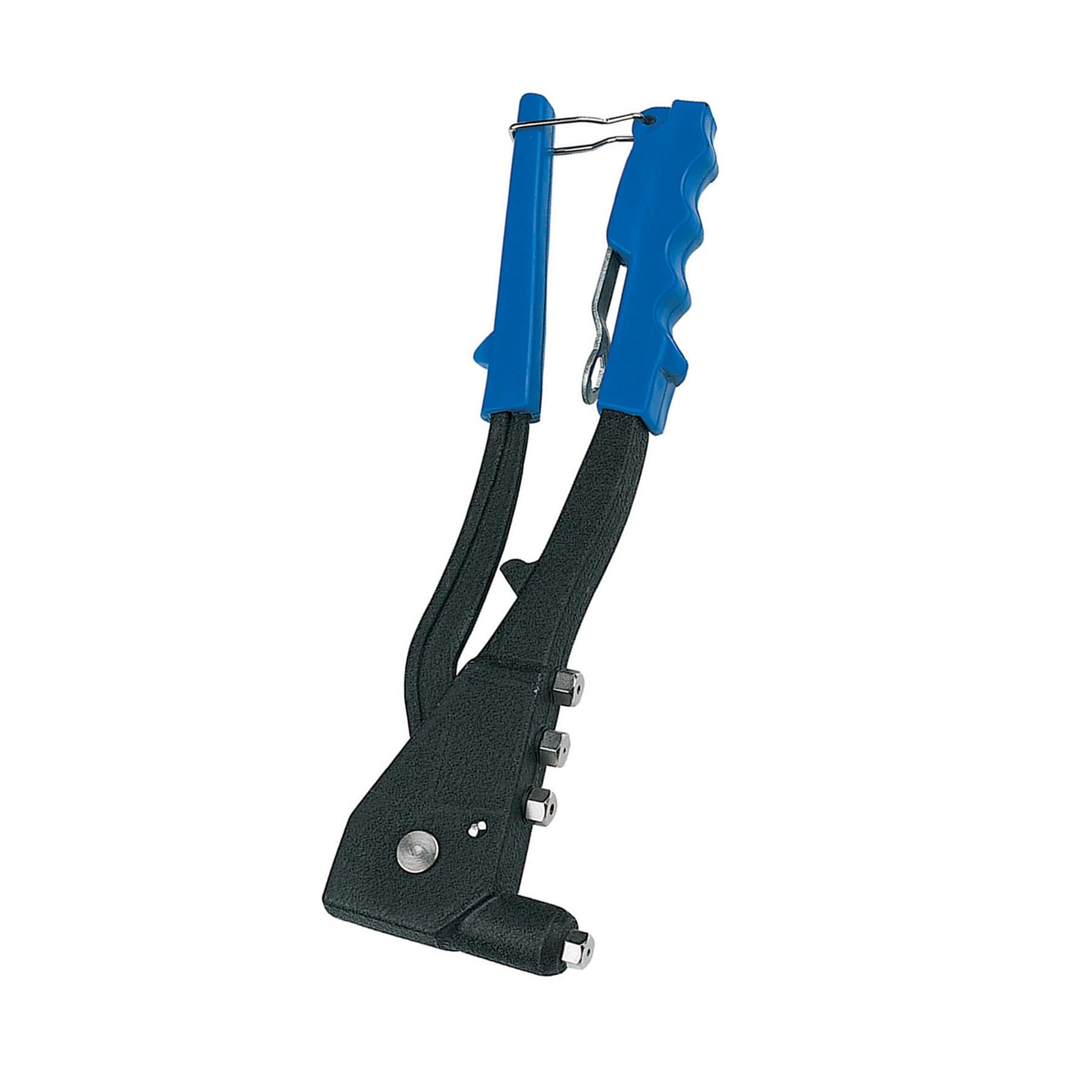 Hand Riveter & 60 Rivets 260mm Chemically-Blackened Carbon Steel DIY