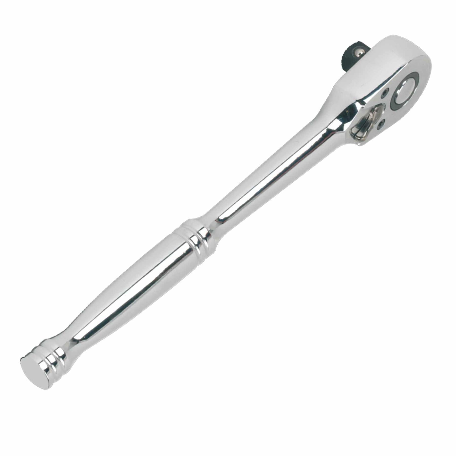 Ratchet Wrench 1/4"Sq Drive Pear-Head Flip Reverse. Sealey
