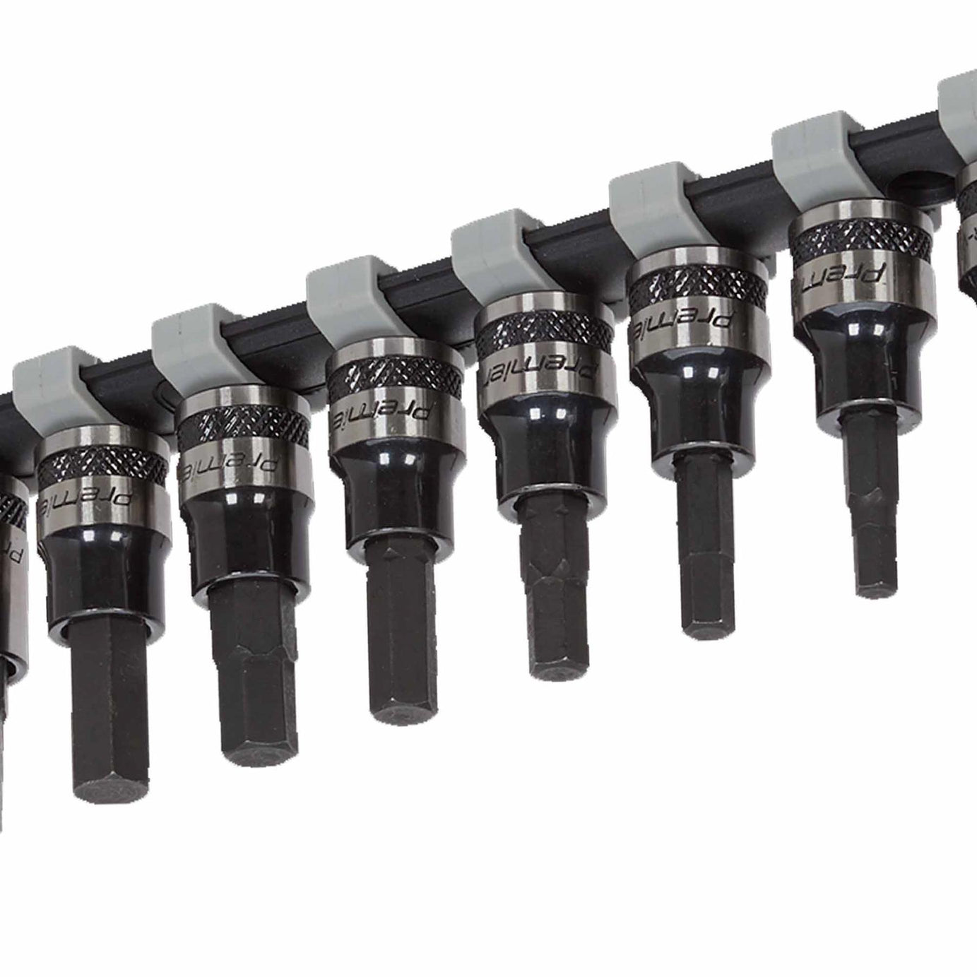 Sealey Hex Key Socket Bit Set 9pc 3/8"Sq Drive Metric Black