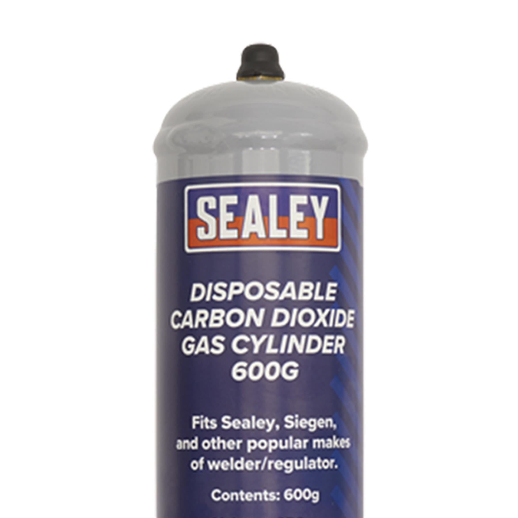 Sealey Gas Cylinder Disposable Carbon Dioxide 600g - Box of 12