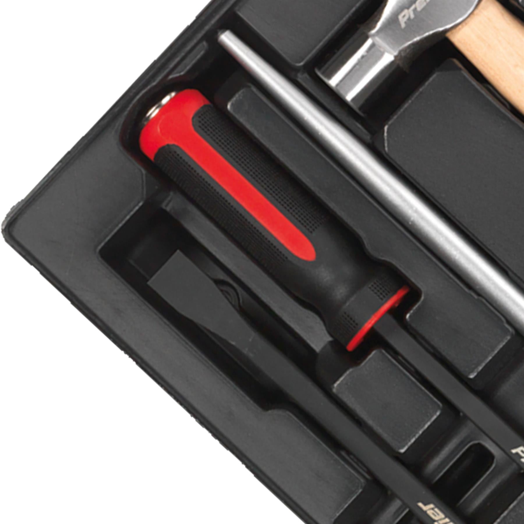 Sealey Tool Tray with Pry Bar, Hammer & Hacksaw Set 6pc