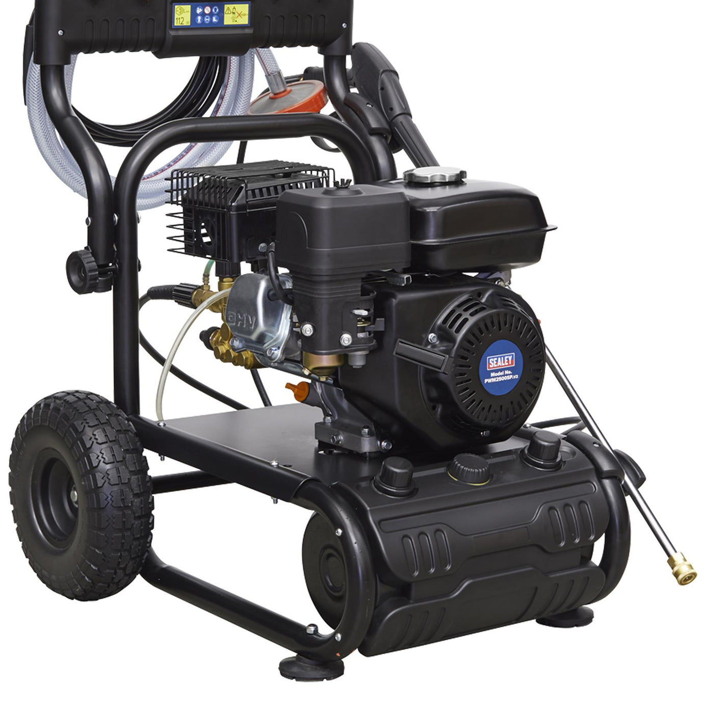 Sealey Pressure Washer 220bar 540L/hr Self-Priming 6.5hp Petrol