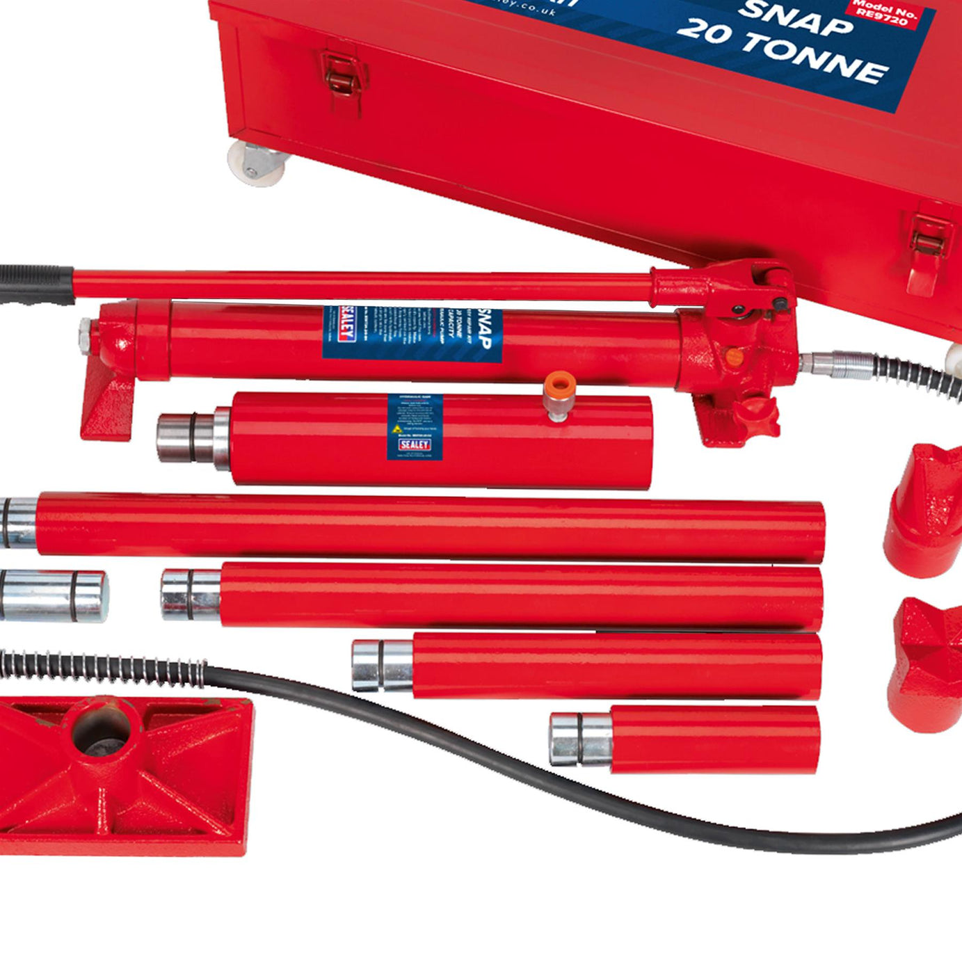 Sealey Hydraulic Body Repair Kit 20tonne Snap Type