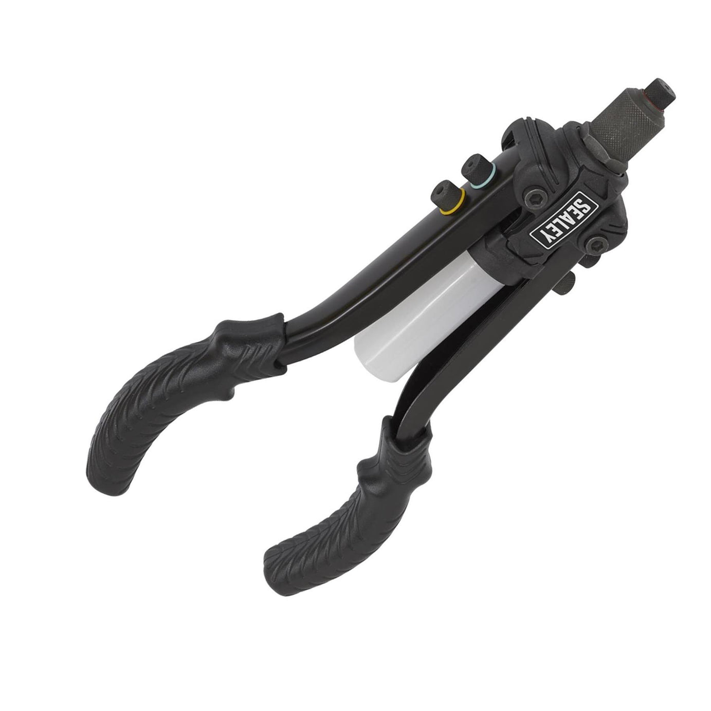 Sealey Short-Arm/Compact Riviter With Collection Bowl Heavy Duty Gun/Tool