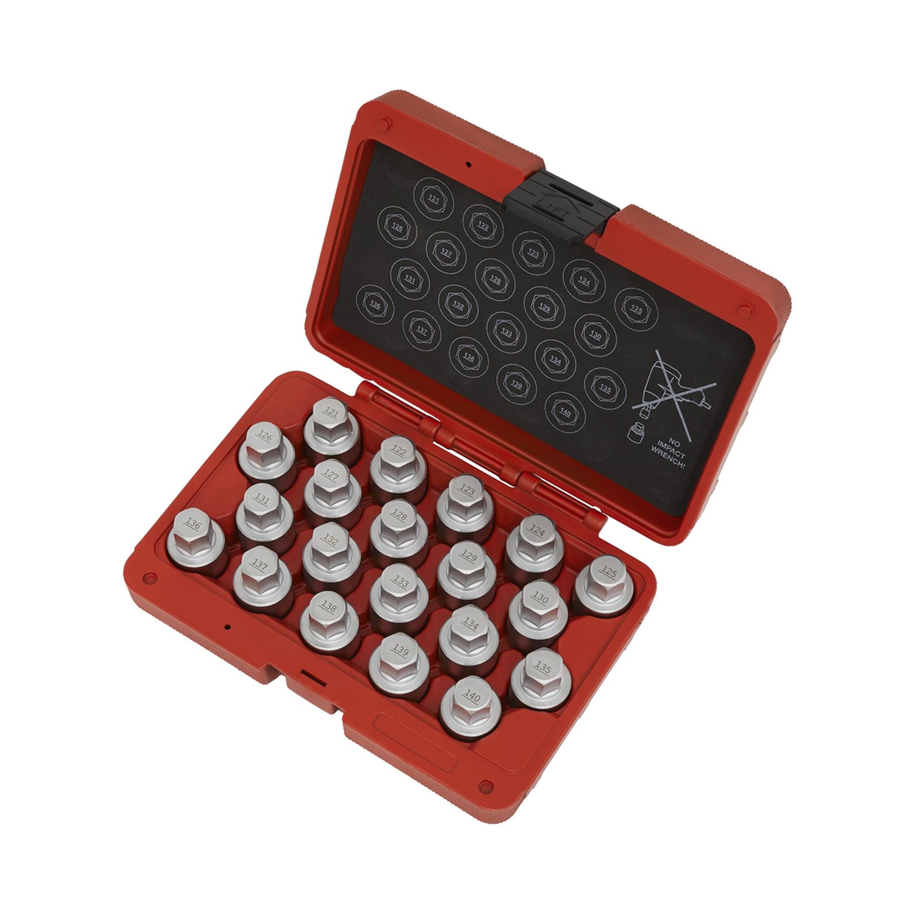 Sealey Locking Wheel Nut Key Set 20pc - Vauxhall-B - SX215