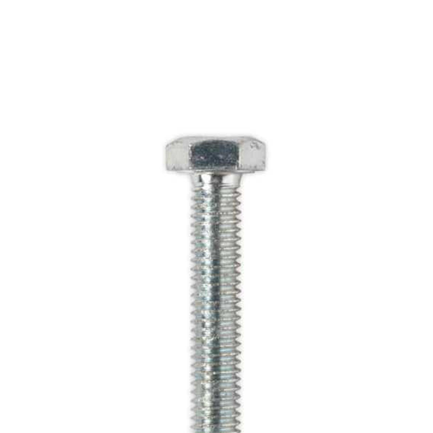 Sealey HT Setscrew M6 x 75mm 8.8 Zinc Pack of 50