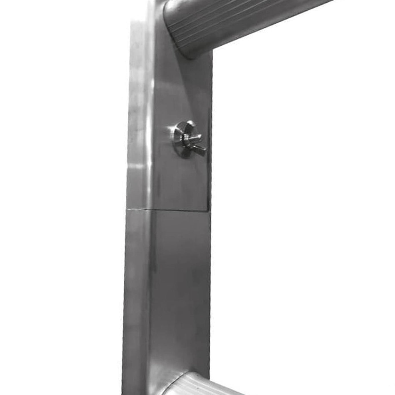 Dapetz PRo 15 Rungs Aluminium 4 Sections Surveyors Ladder 4m, Made In UK