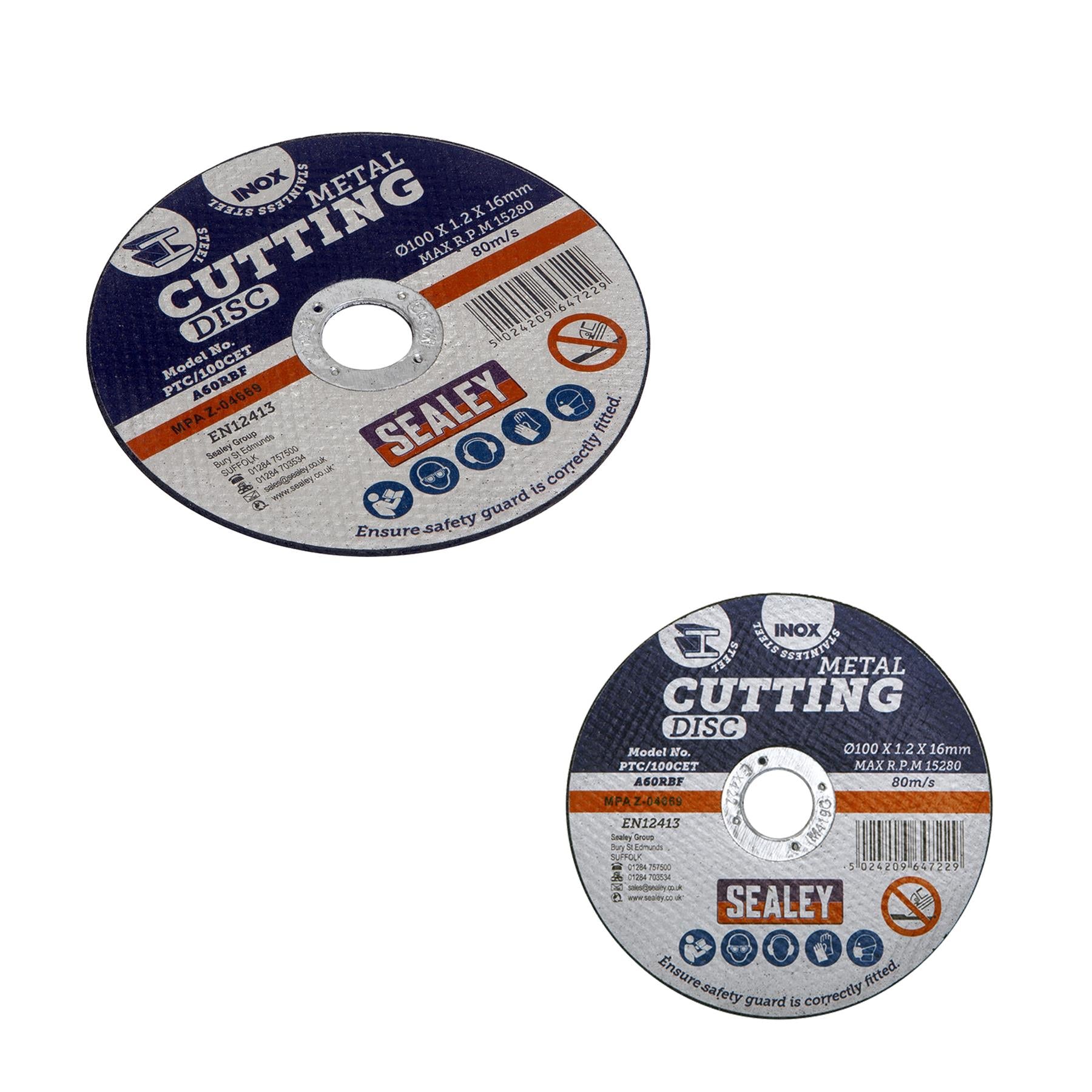 Sealey Cutting Disc Ø100 x 1.2mm 16mm Bore