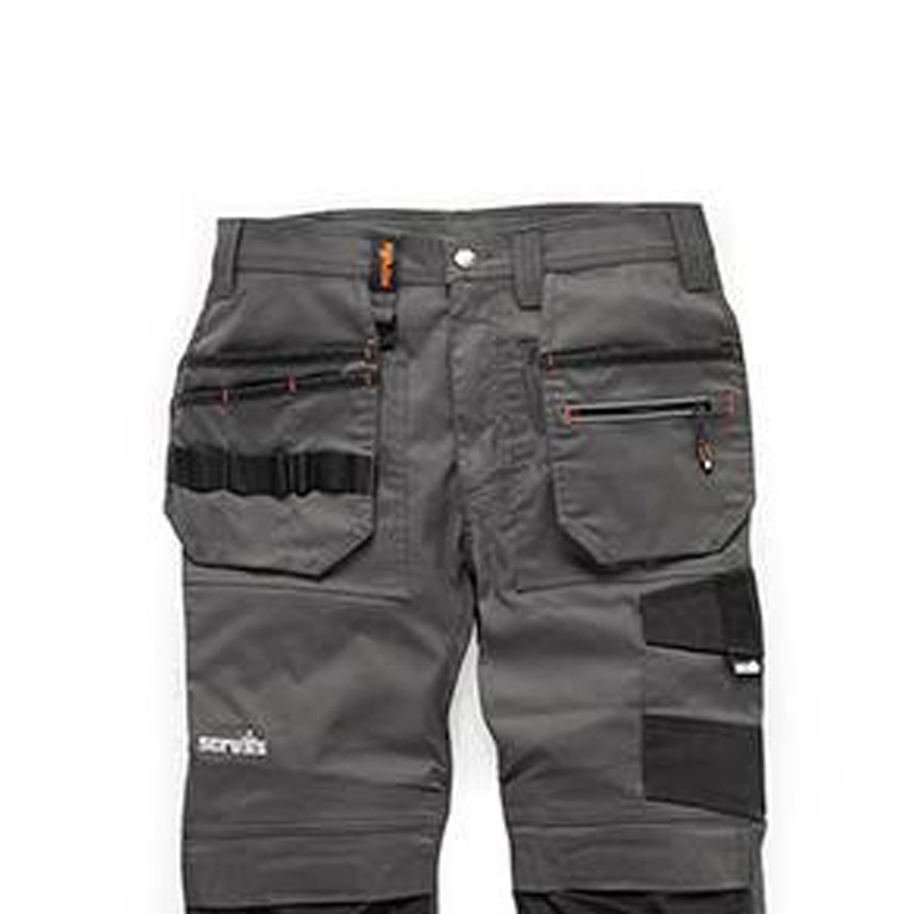 Scruffs WORKER Flex Trousers Graphite Trade Hardwearing 36R