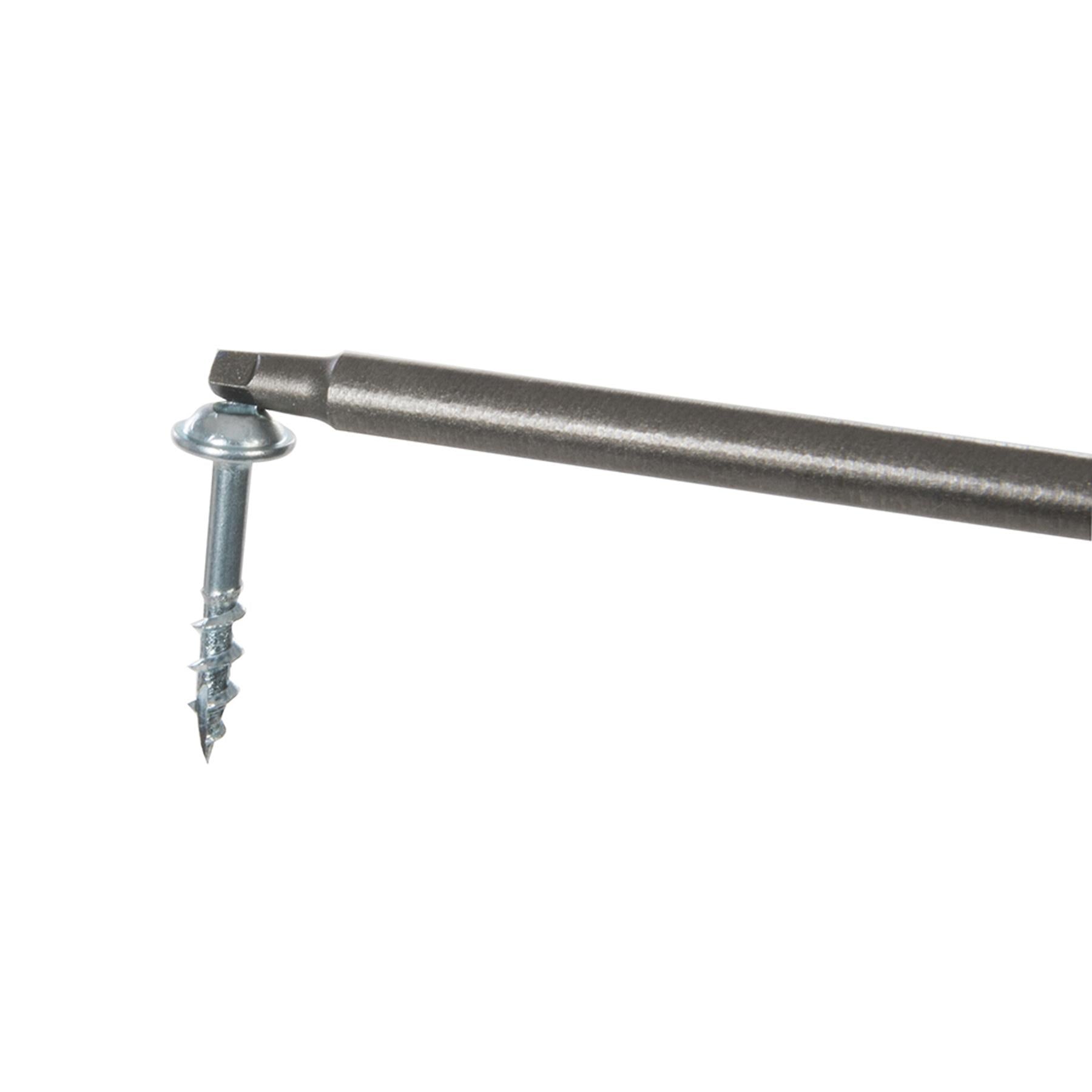 2PK Quick-Change Square Driver Set 152mm / 6" Magnetic Tips Hex Key