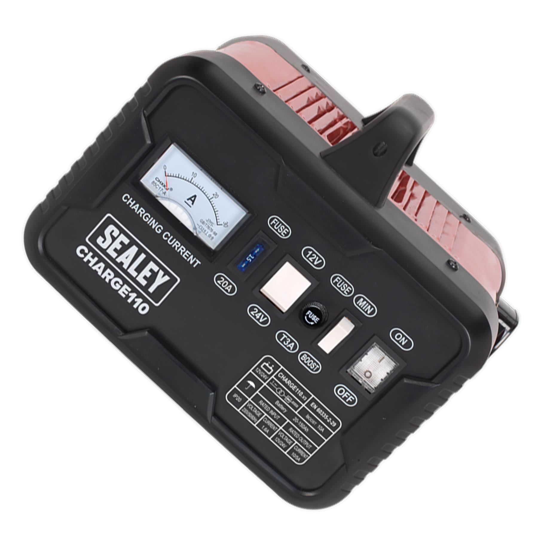 Sealey CHARGE110 Battery Charger 14Amp 12V/24V 230V