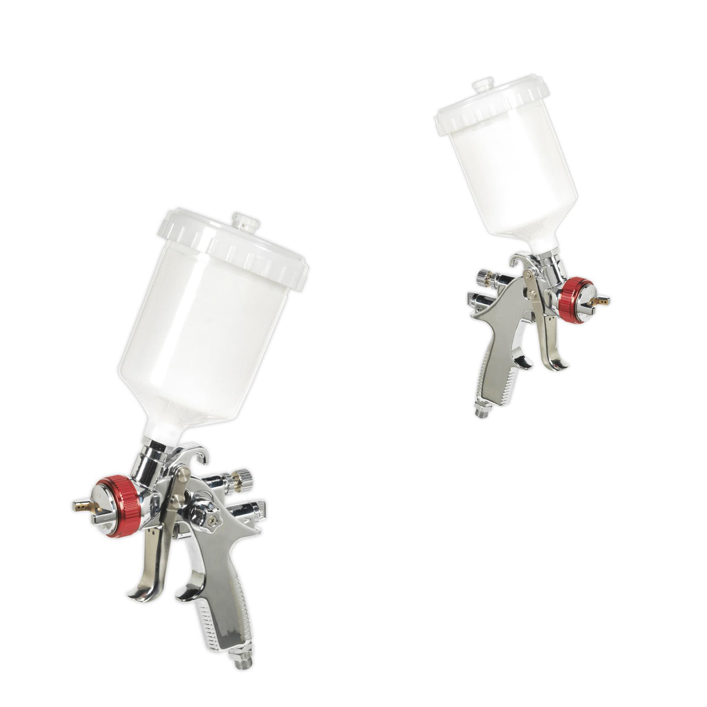 Sealey HVLP Gravity Feed Spray Gun 1.3mm Set-Up