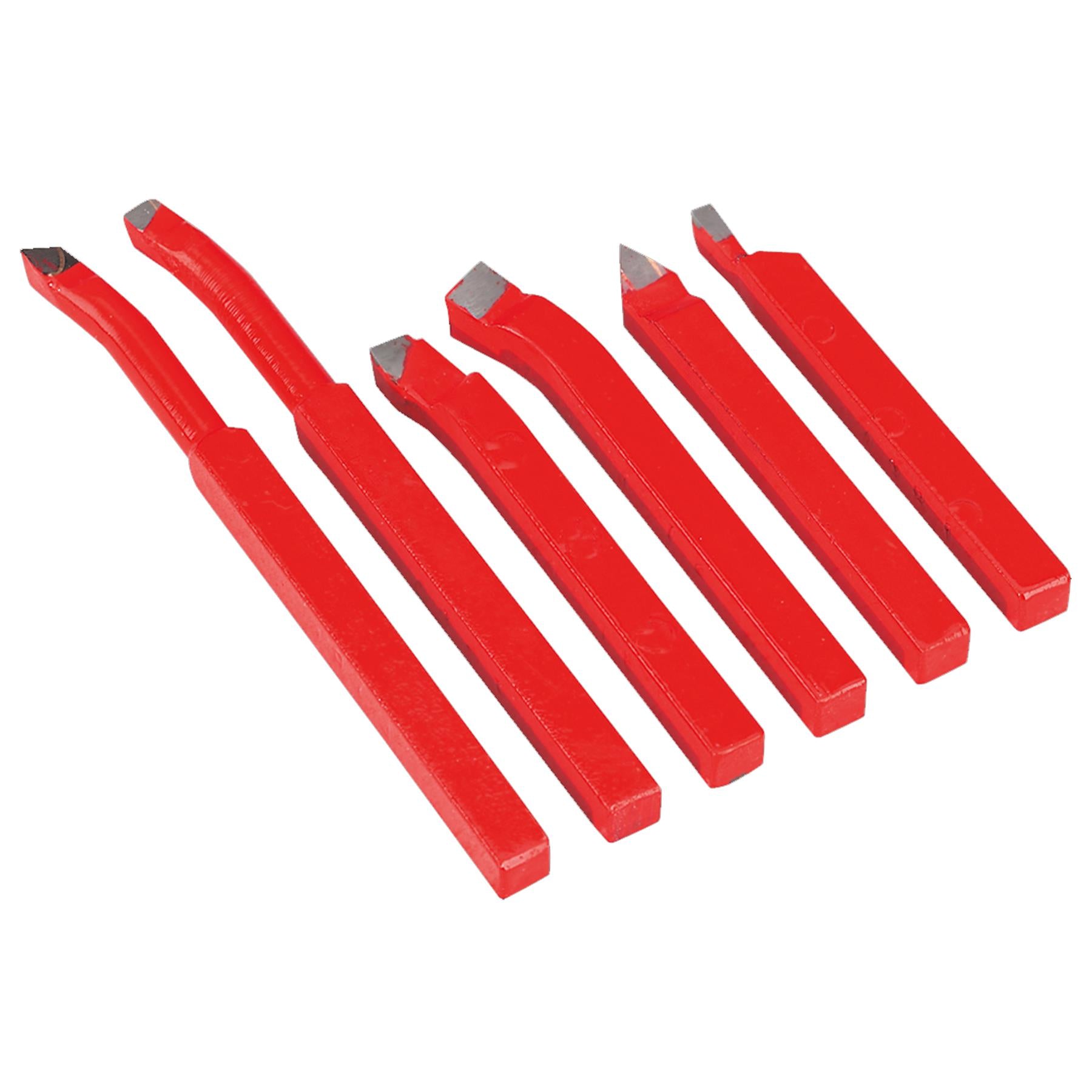 Sealey Cutter Set 6pc 8 x 8mm HSS Steel lathe tools High quality