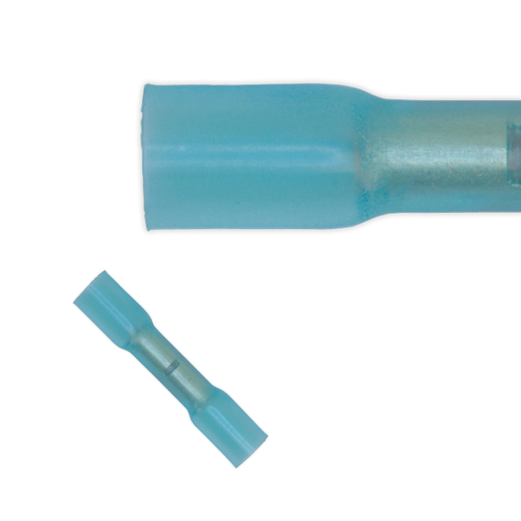 Sealey Heat Shrink Butt Connector Terminal 5.8mm Blue Pack of 100