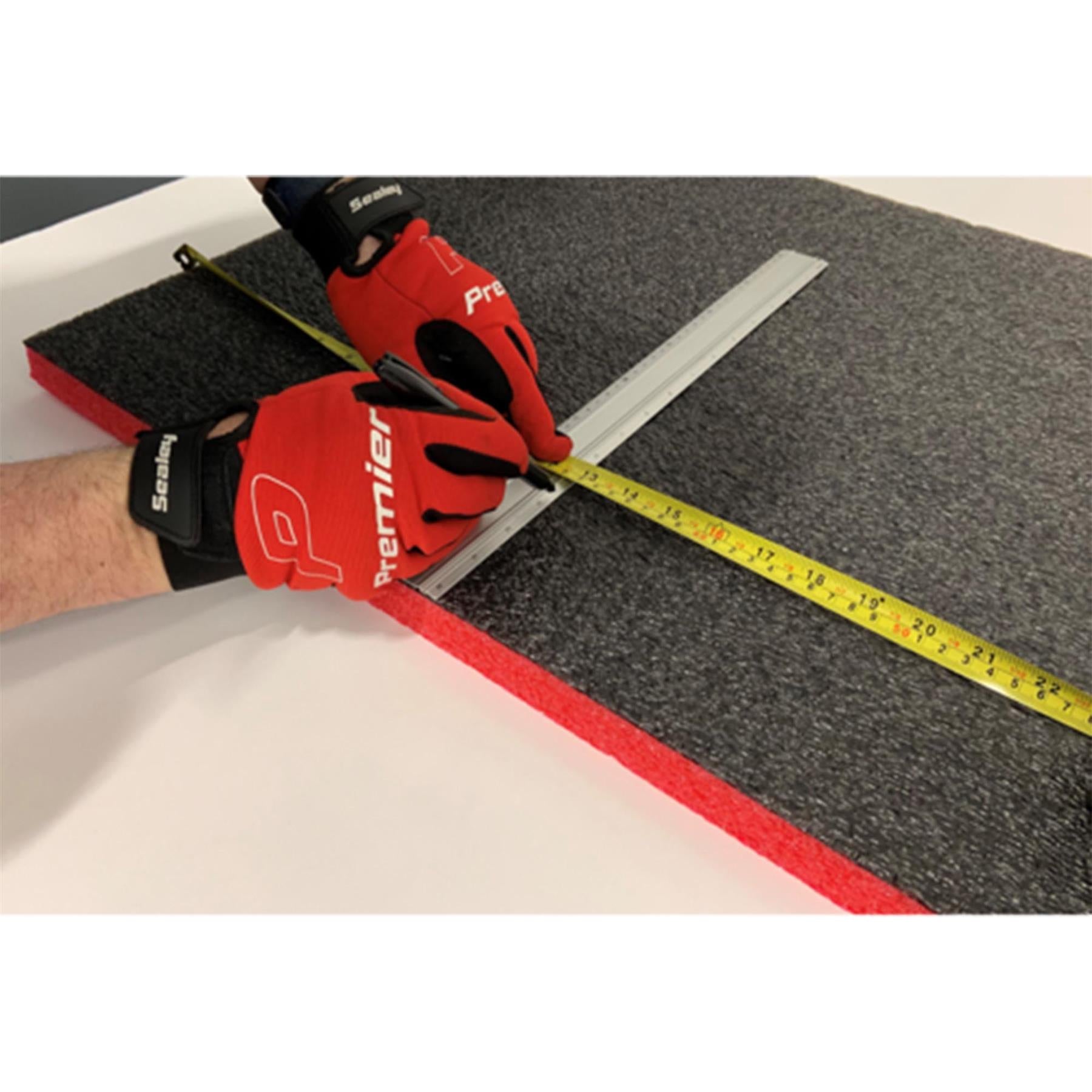 Sealey Easy Peel Shadow Foam Red/Black 1200 x 550 x 50mm