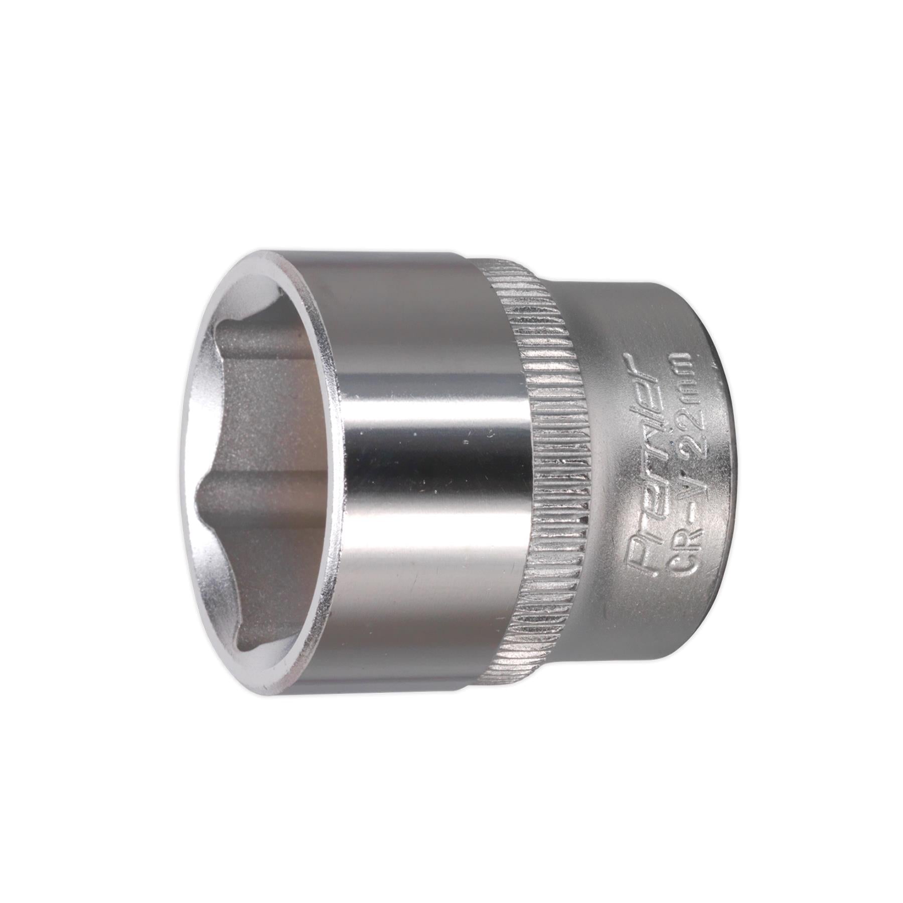 Sealey WallDrive Socket 22mm 3/8"Sq Drive