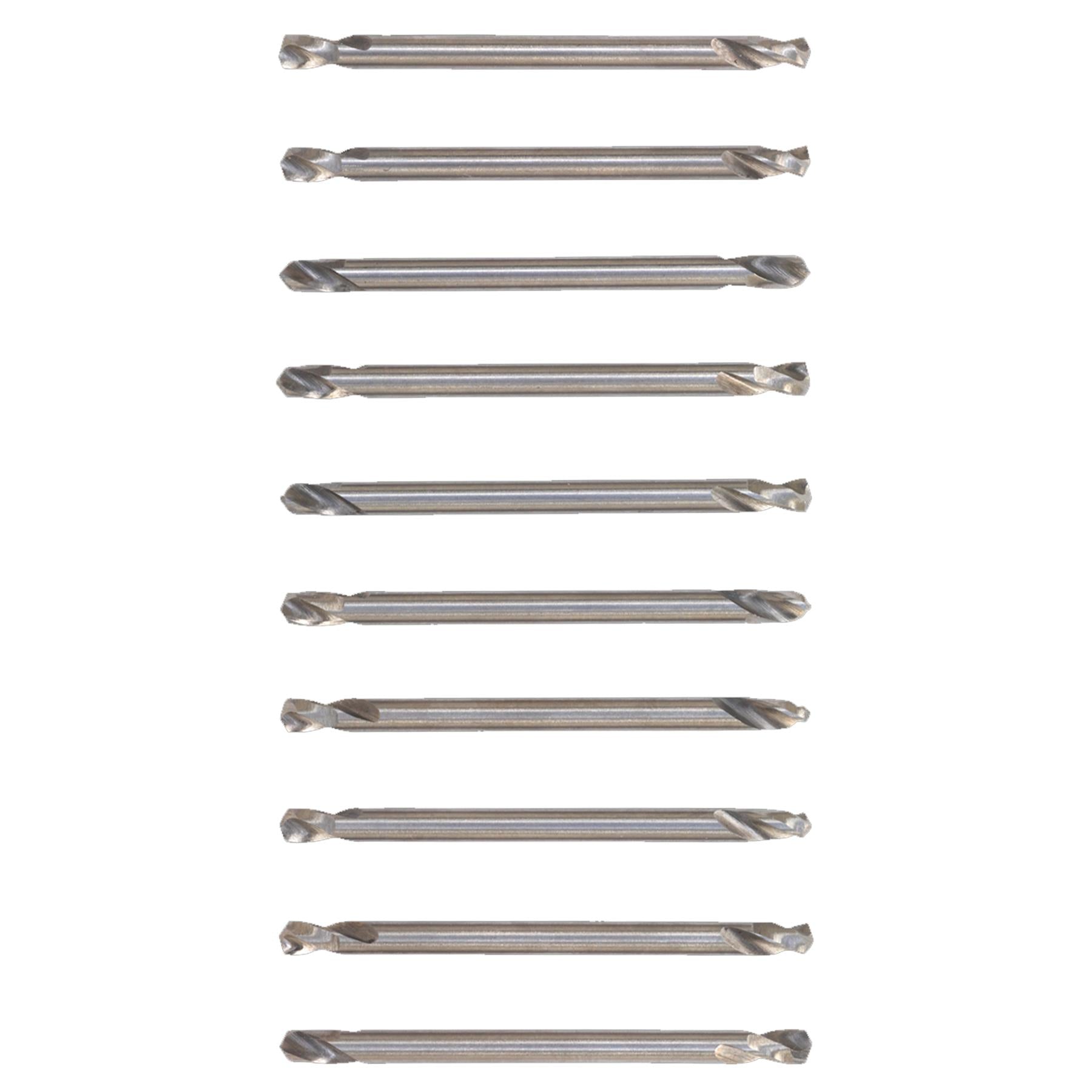 Sealey Double End Drill Bit Set 10pc 1/8" High-speed steel