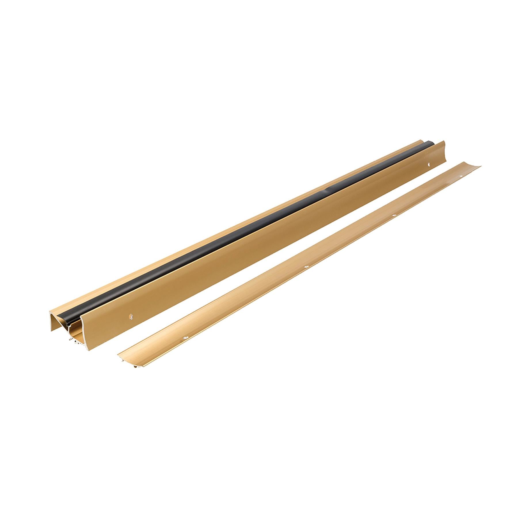 Superseal Threshold Sill Rubber Rain Draught Excluder Door Seal-Gold