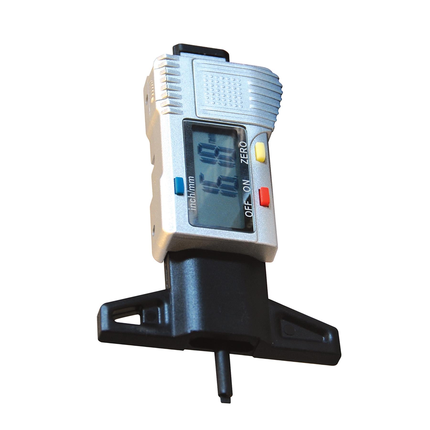 Digital Depth Gauge 0 - 25mm For Tyres, Brake Shoes And Hole Depths Lcd Display