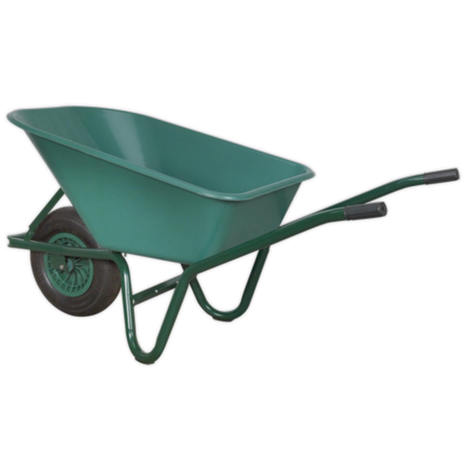 Wheelbarrow 85L.Our wheelbarrows use air filled pneumatic tyres, Sealey