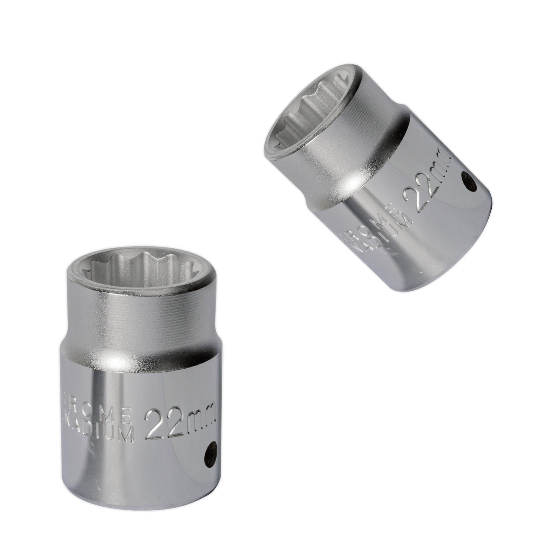 Sealey WallDrive Socket 22mm 3/4"Sq Drive