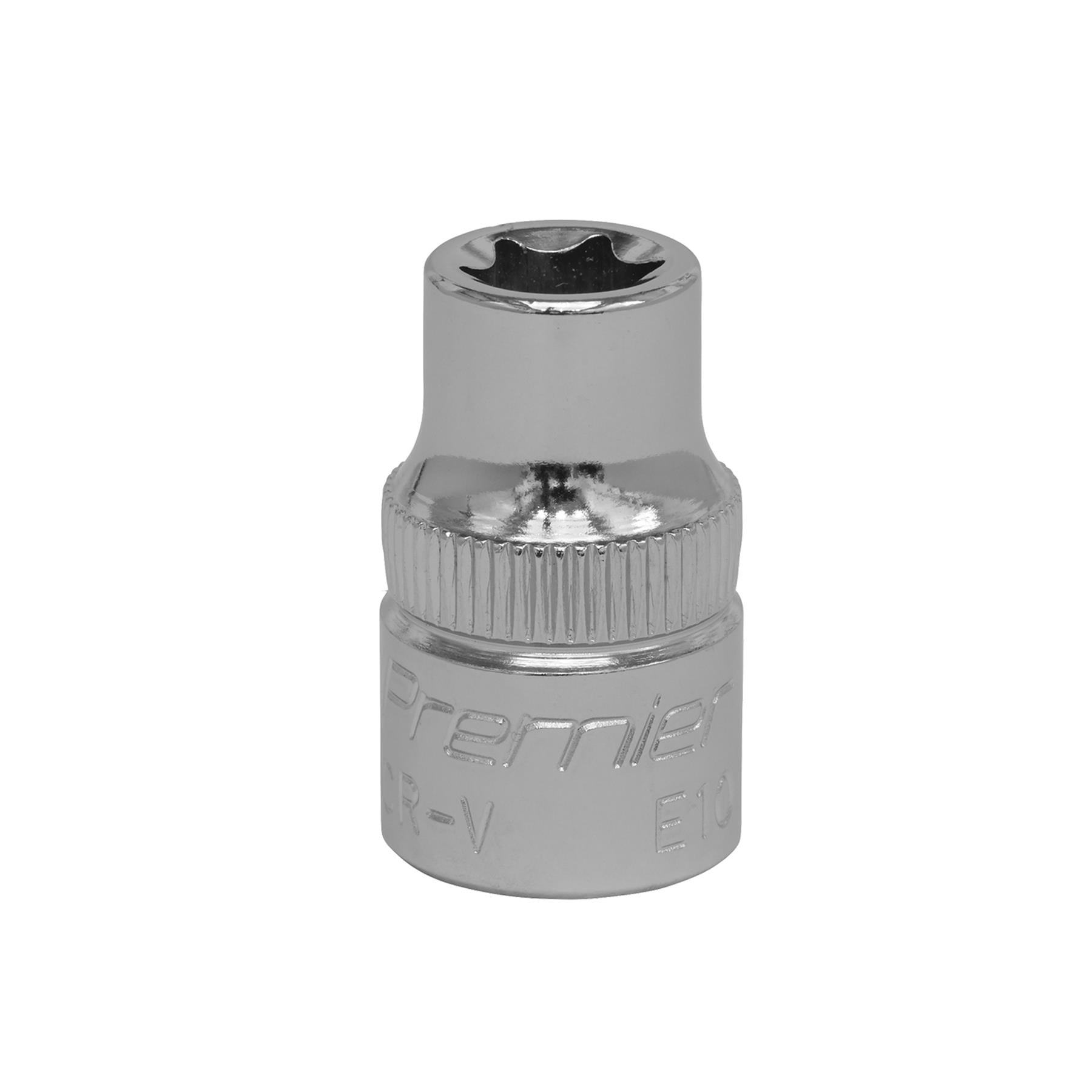 Sealey TRX-Star* Socket E10 3/8"Sq Drive Chrome Vanadium Steel