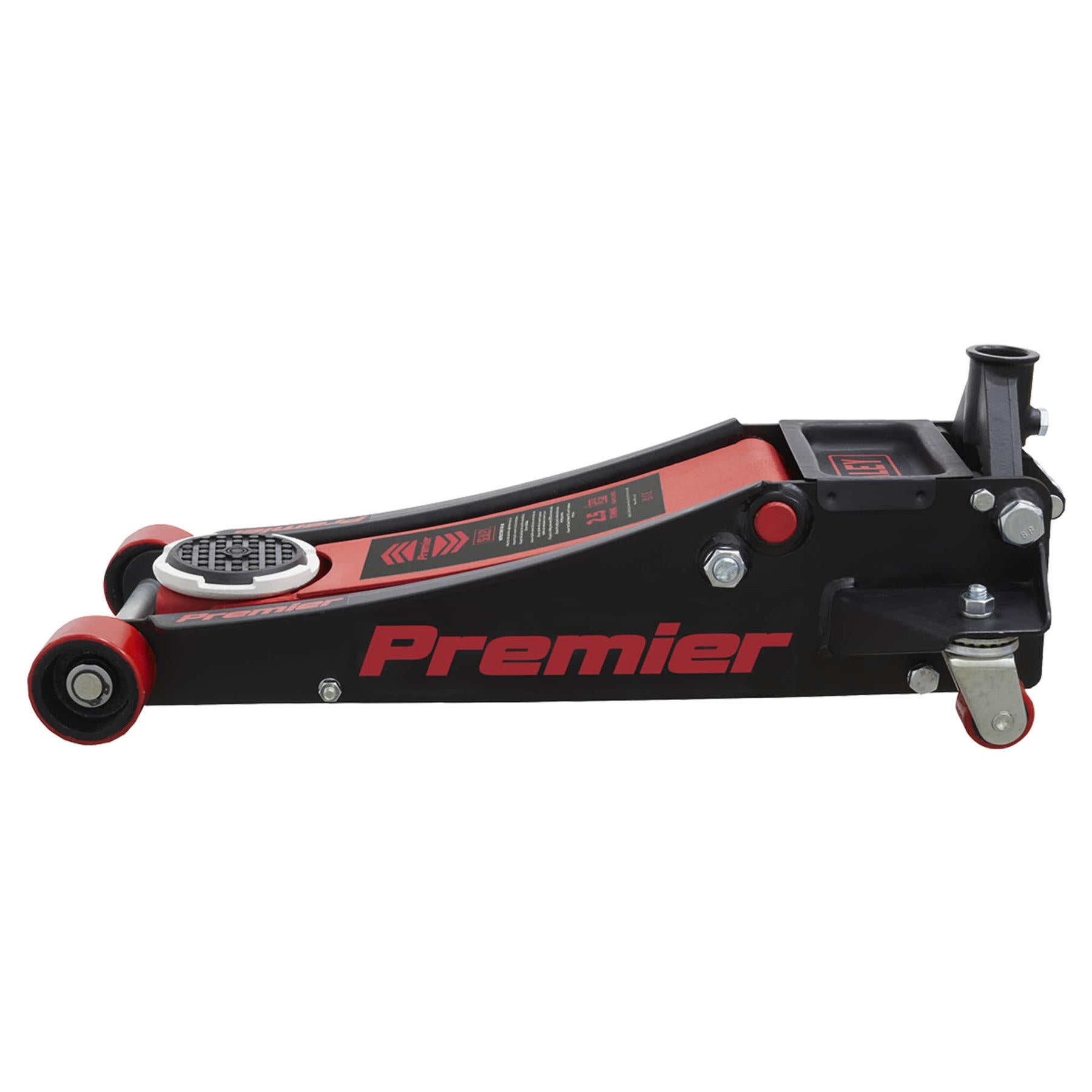 Sealey Trolley Jack 2.5tonne Low Entry with Rocket Lift Garage Workshop DIY