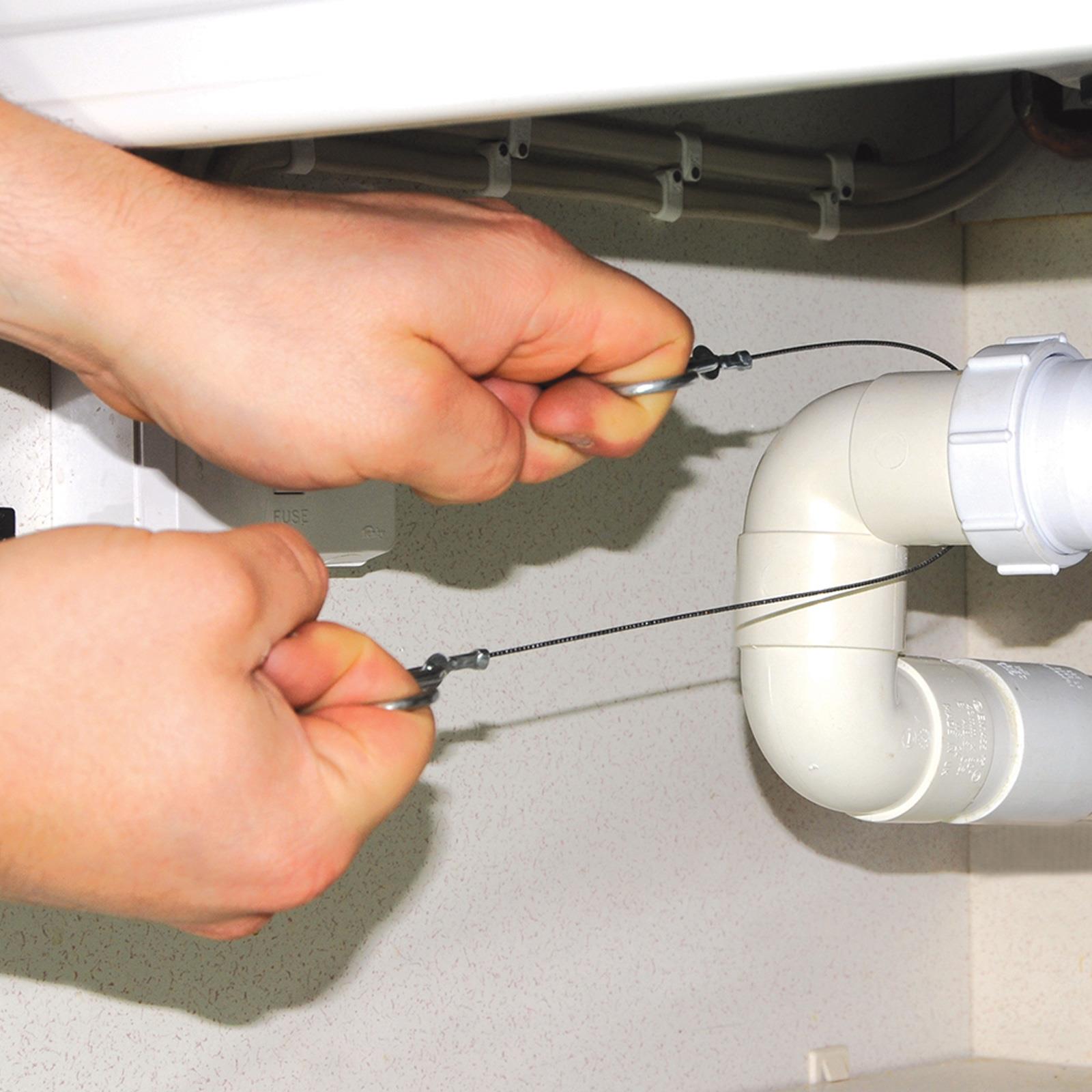 Metal Wire Hand Saw + Spare Blade Flexible Cuts Plastic Tubes Metal Plumbing