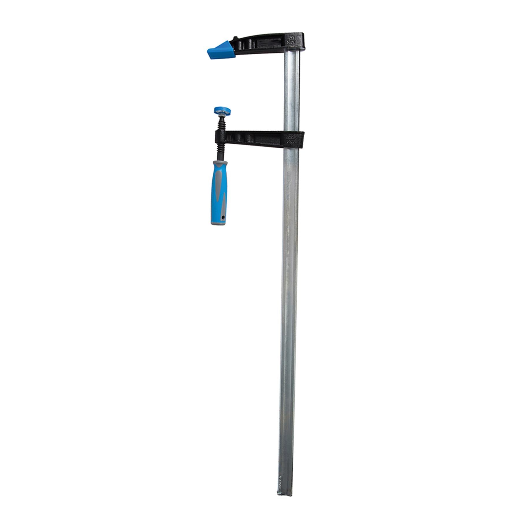F-Clamp Heavy Duty 800 X 120mm With Cast Jaws And Soft-Grip Handles