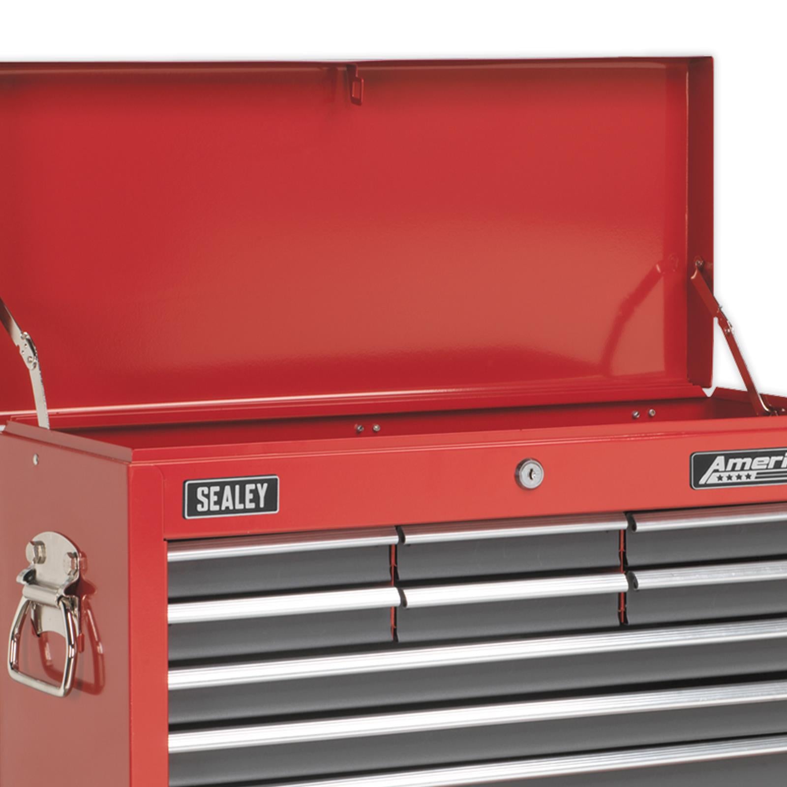 Sealey AP22509BB Topchest 9 Drawer with Ball Bearing Slides - Red/Grey
